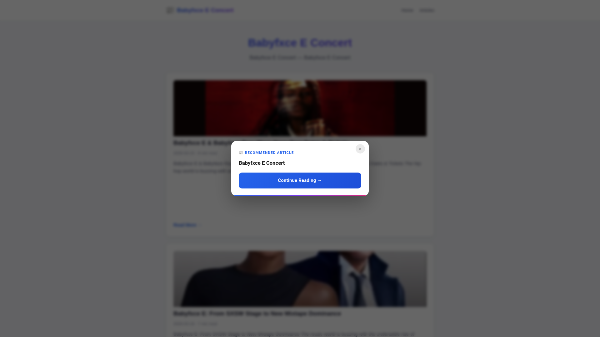 website screenshot of https://babyfxce-e-concert.pages.dev/