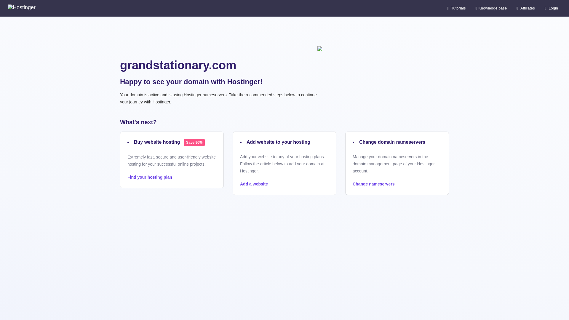 website screenshot of https://grandstationary.com/