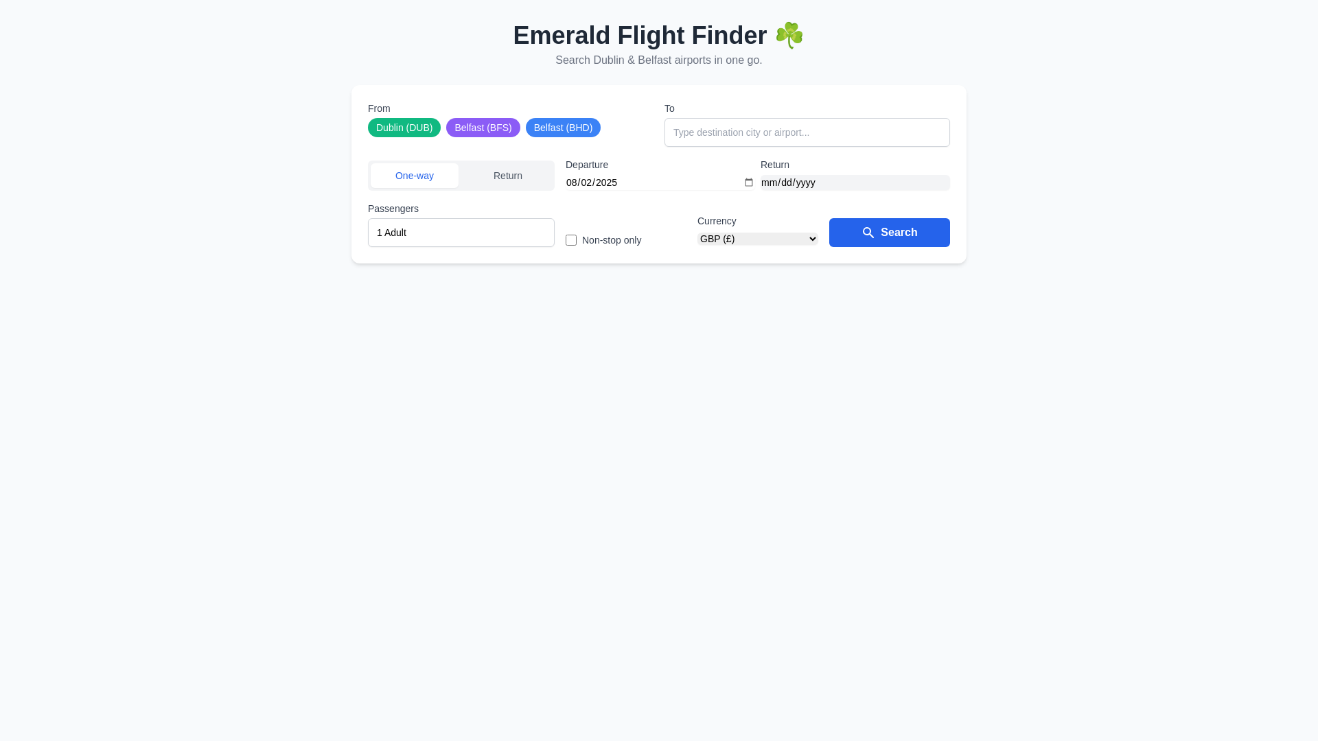 website screenshot of https://emeraldflightfinder01.pages.dev/
