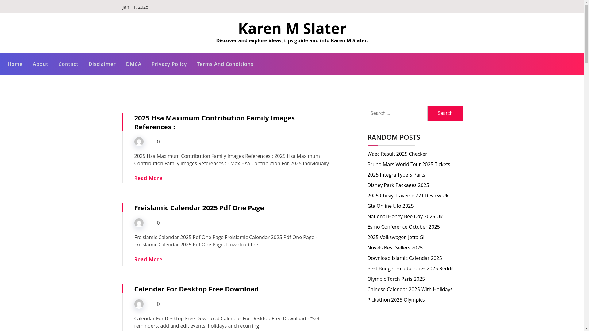 website screenshot of https://karenmslatera.pages.dev/