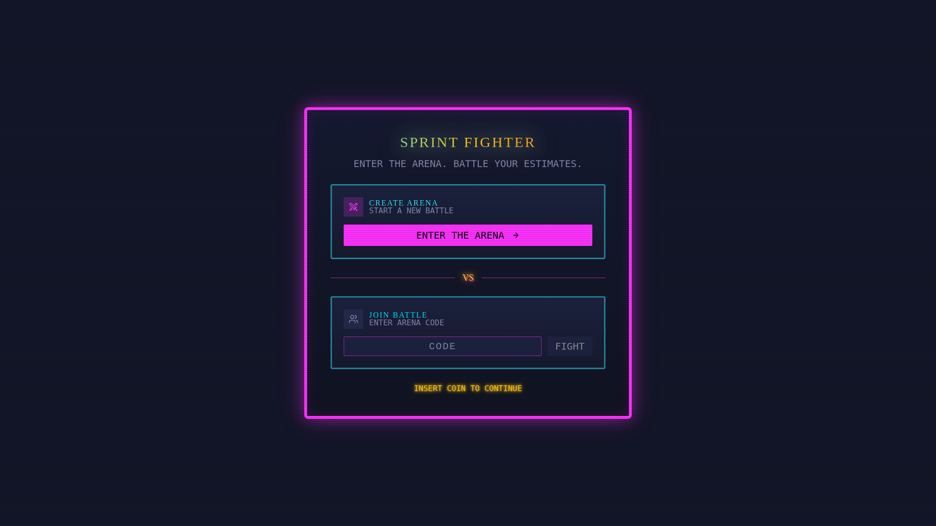 website screenshot of https://sprintfighter.pages.dev/