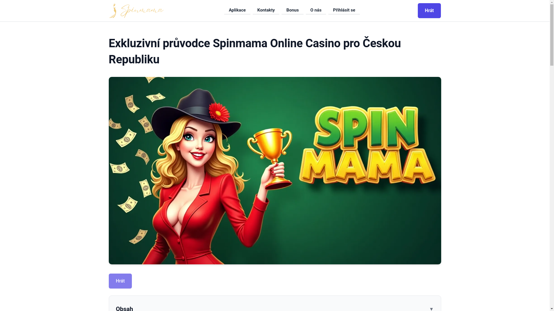 website screenshot of https://spinmama-casino-cz.pages.dev/