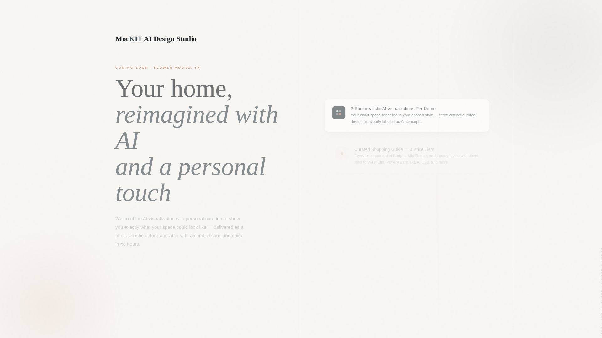 website screenshot of https://mockitdesignstudio.com