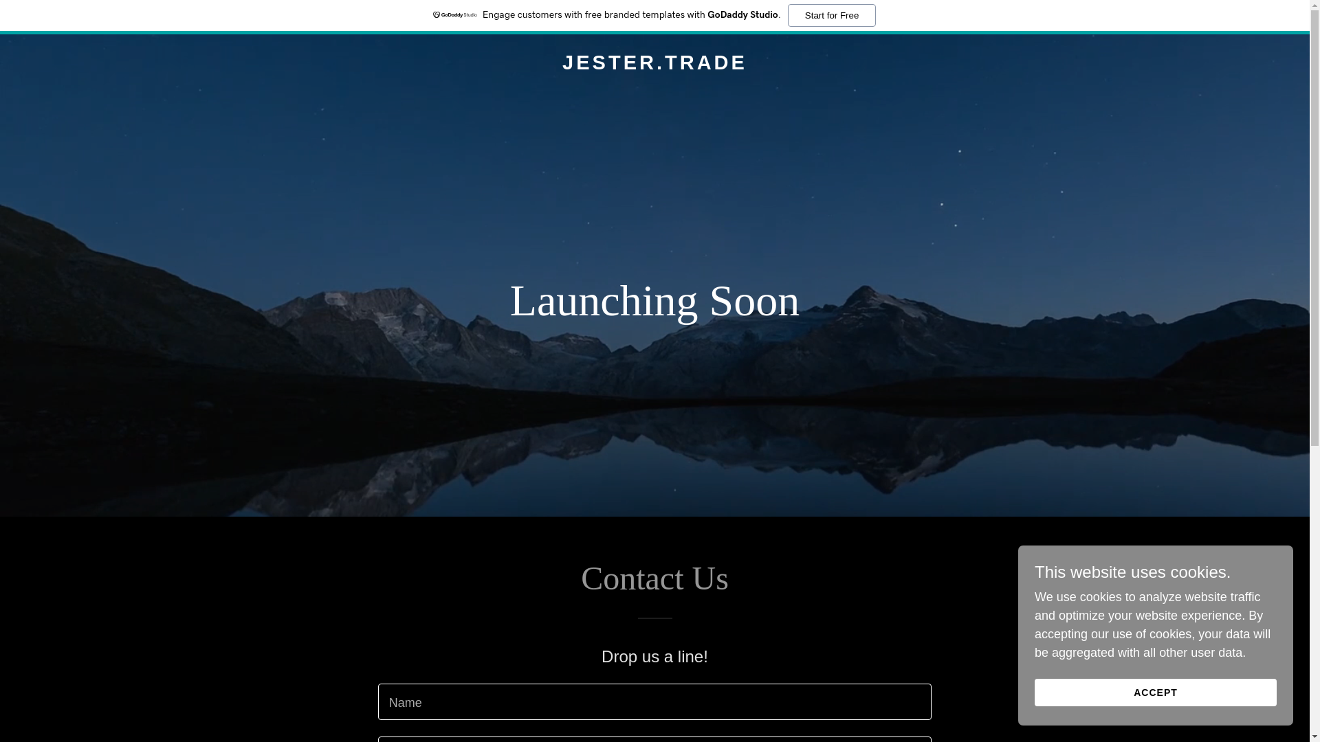 website screenshot of https://jester.trade/