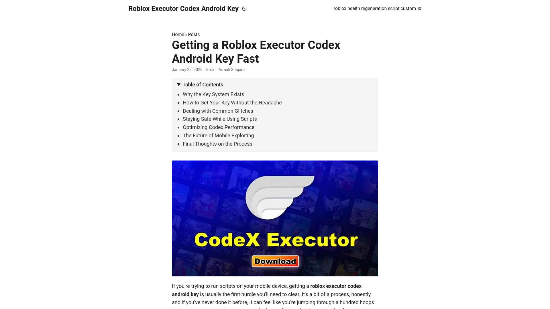 website screenshot of https://roblox-executor-codex-android-key.pages.dev/