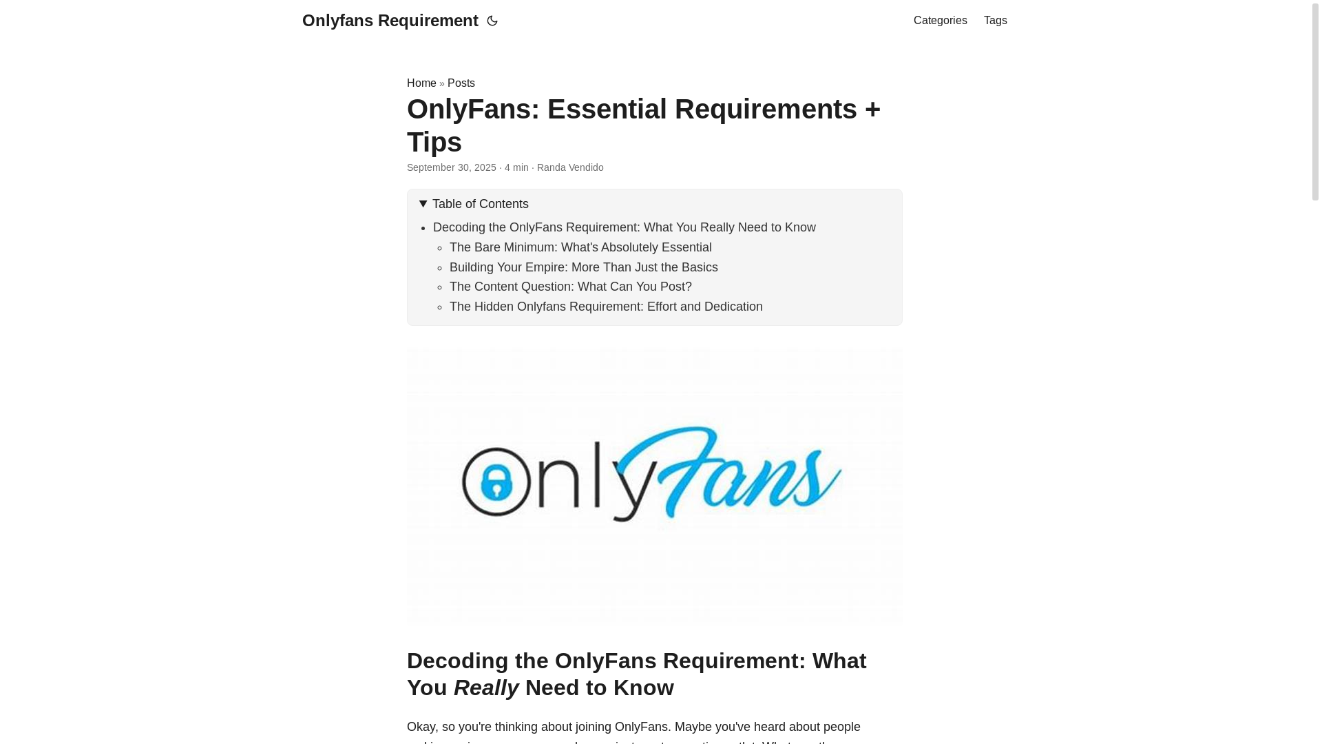 website screenshot of https://onlyfans-requirement.pages.dev/