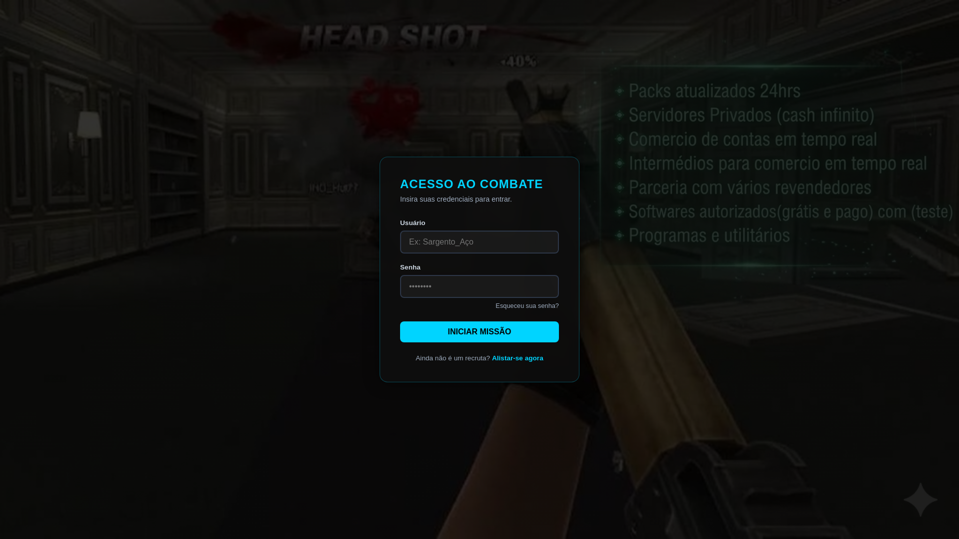website screenshot of https://centralpbonline.wuaze.com