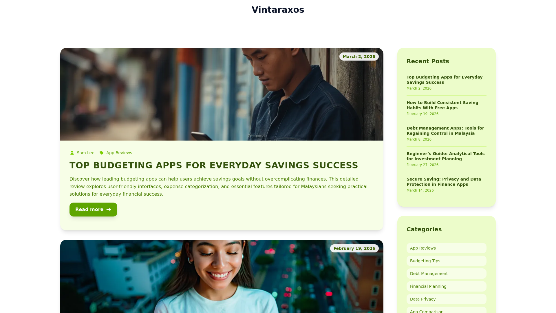 website screenshot of https://vintaraxos.sbs/