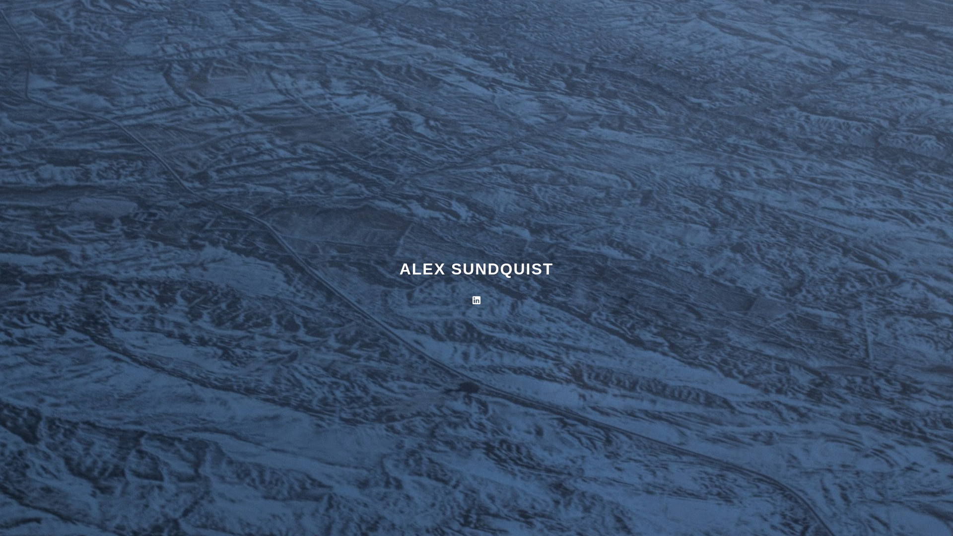 website screenshot of https://alexandersundquist.com/