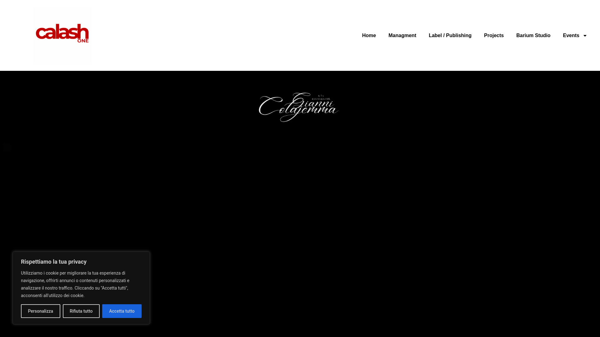 website screenshot of https://associazionegiannicolajemma.com/