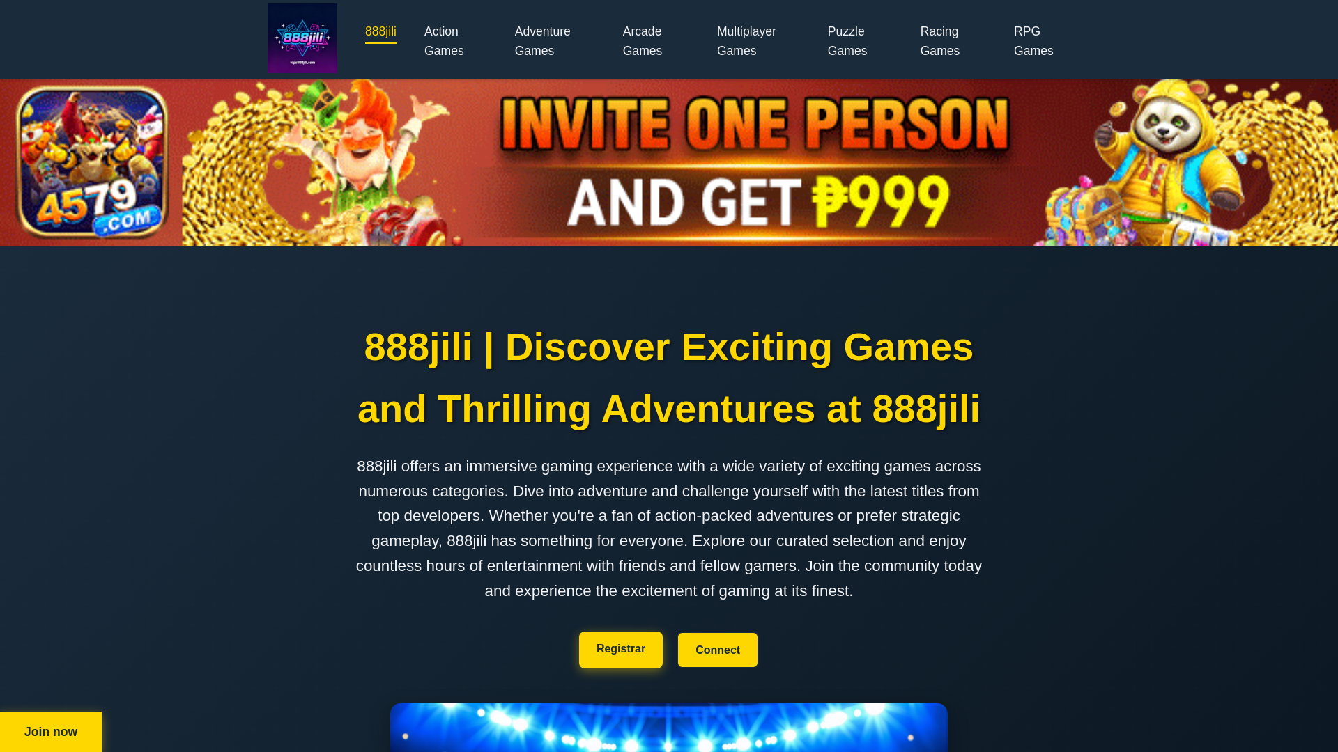 website screenshot of https://vips888jili.com