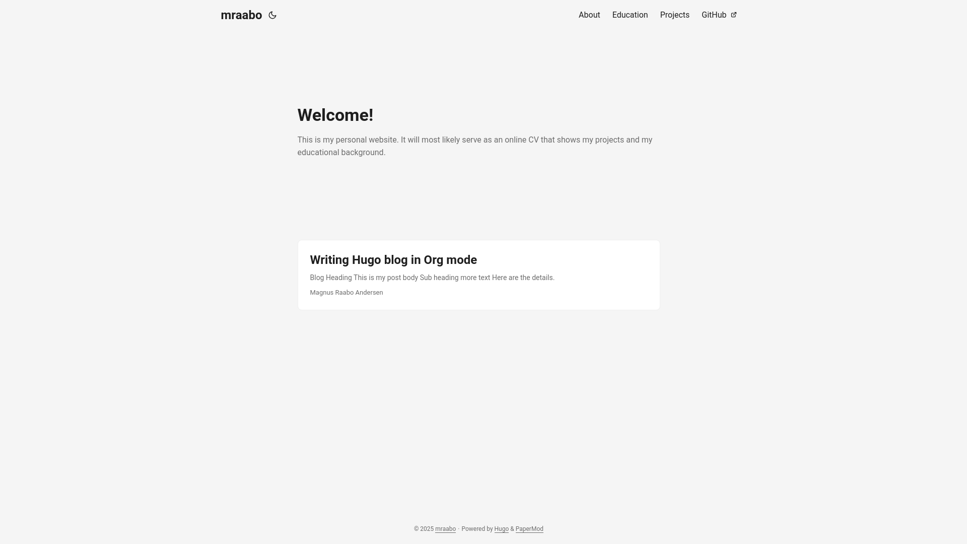 website screenshot of https://mraabo.pages.dev/
