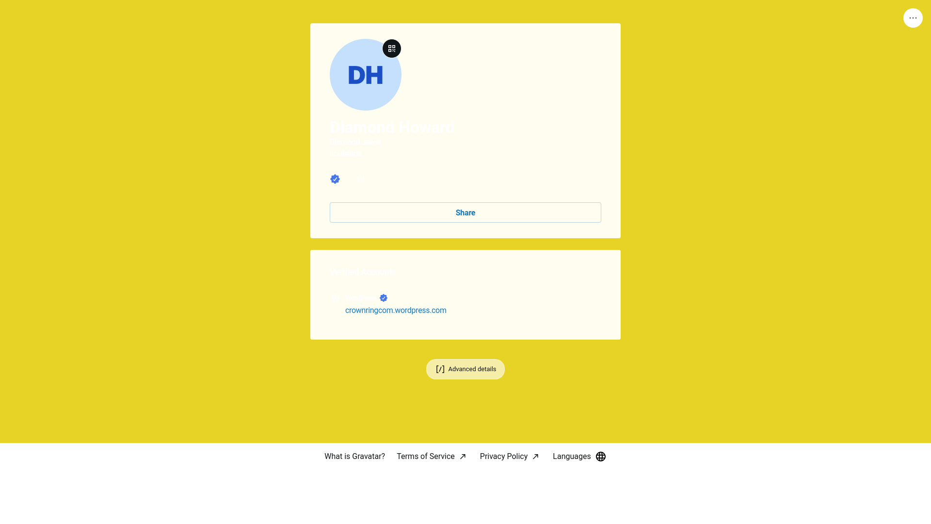 website screenshot of https://diamondjewel.link/