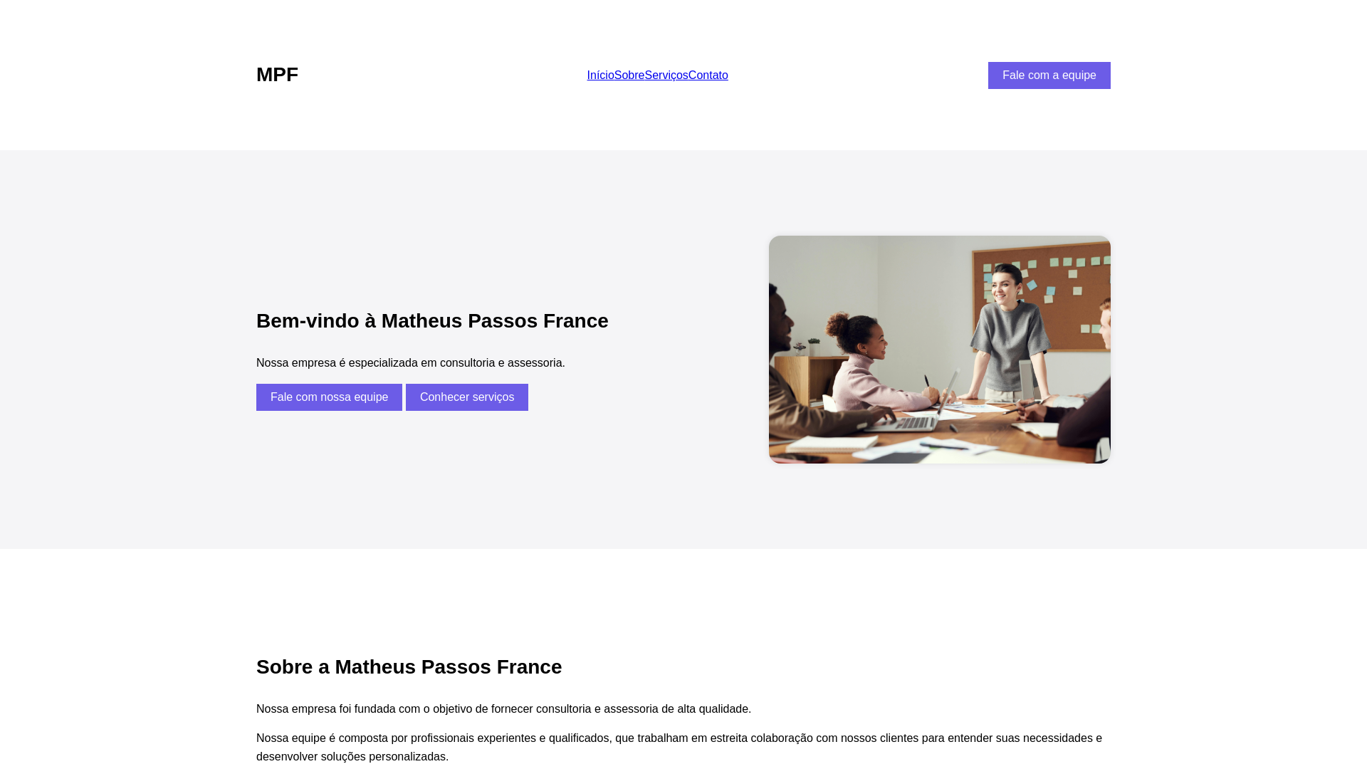 website screenshot of https://matheuspassosfrance.com/