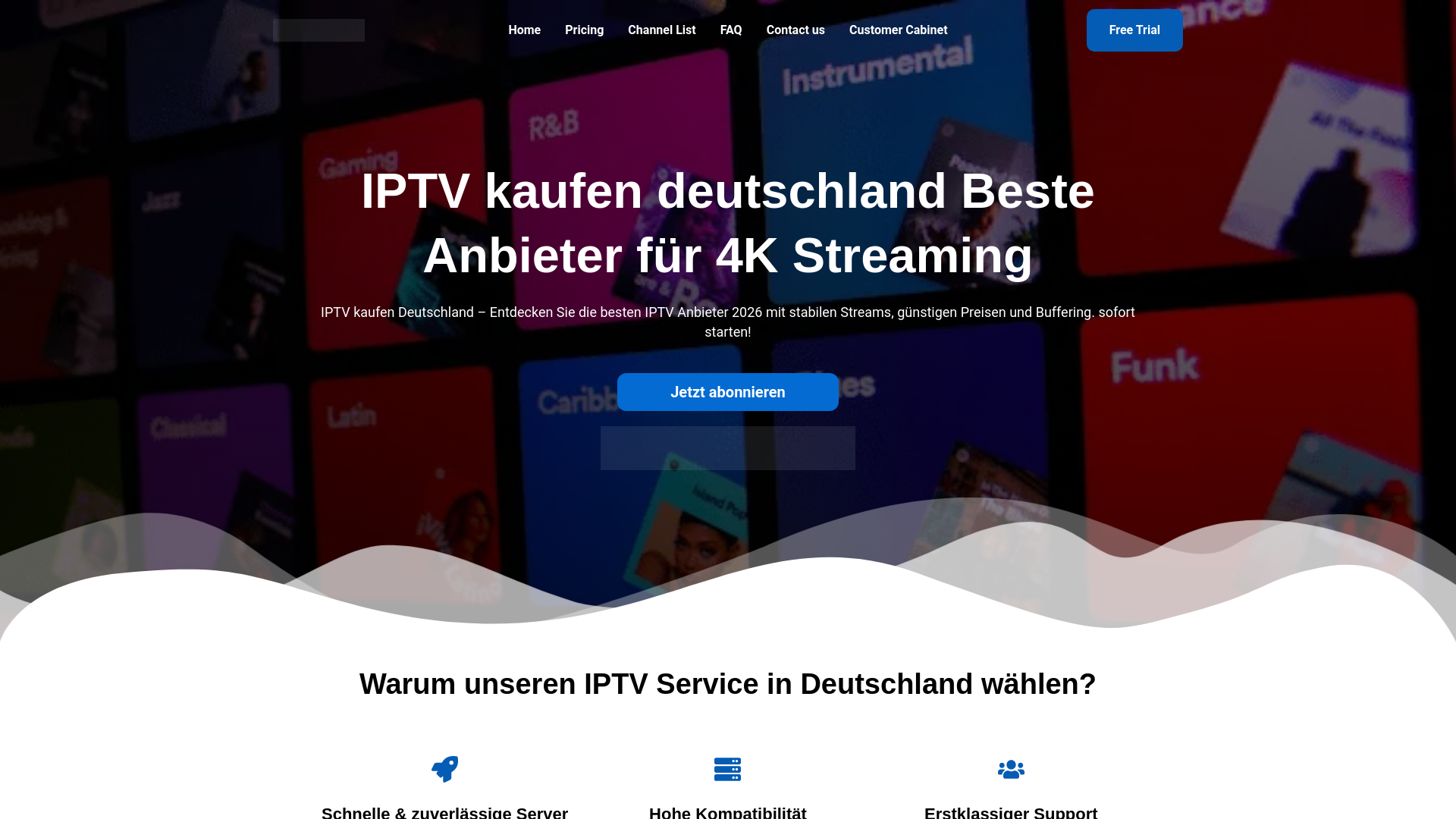 website screenshot of https://iptvkaufenplus.info/