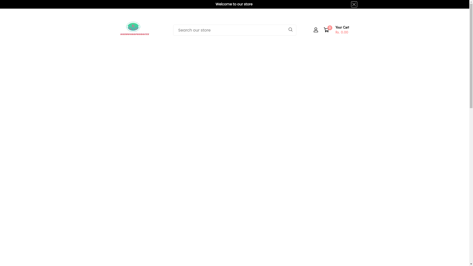 website screenshot of https://kanhaproducts.xyz/