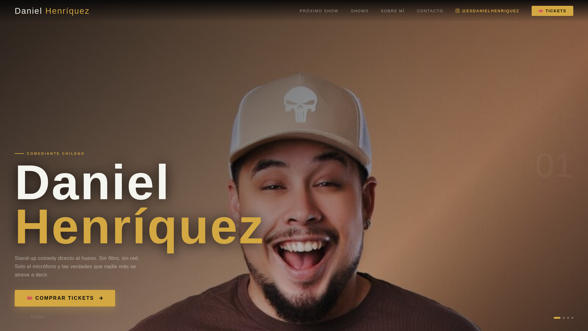 website screenshot of https://danielhenriquez.pages.dev/