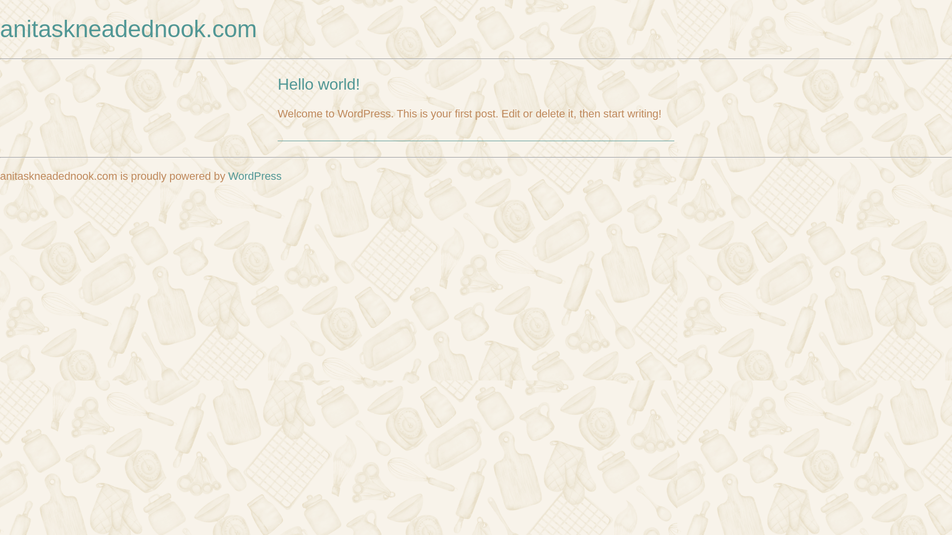 website screenshot of https://anitaskneadednook.com