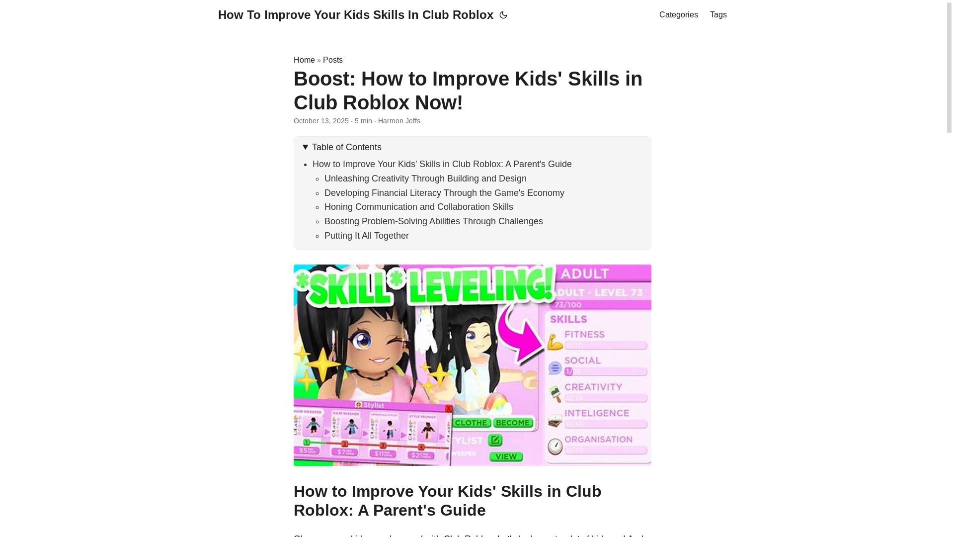 website screenshot of https://how-to-improve-your-kids-skills-in-club-roblox.pages.dev/