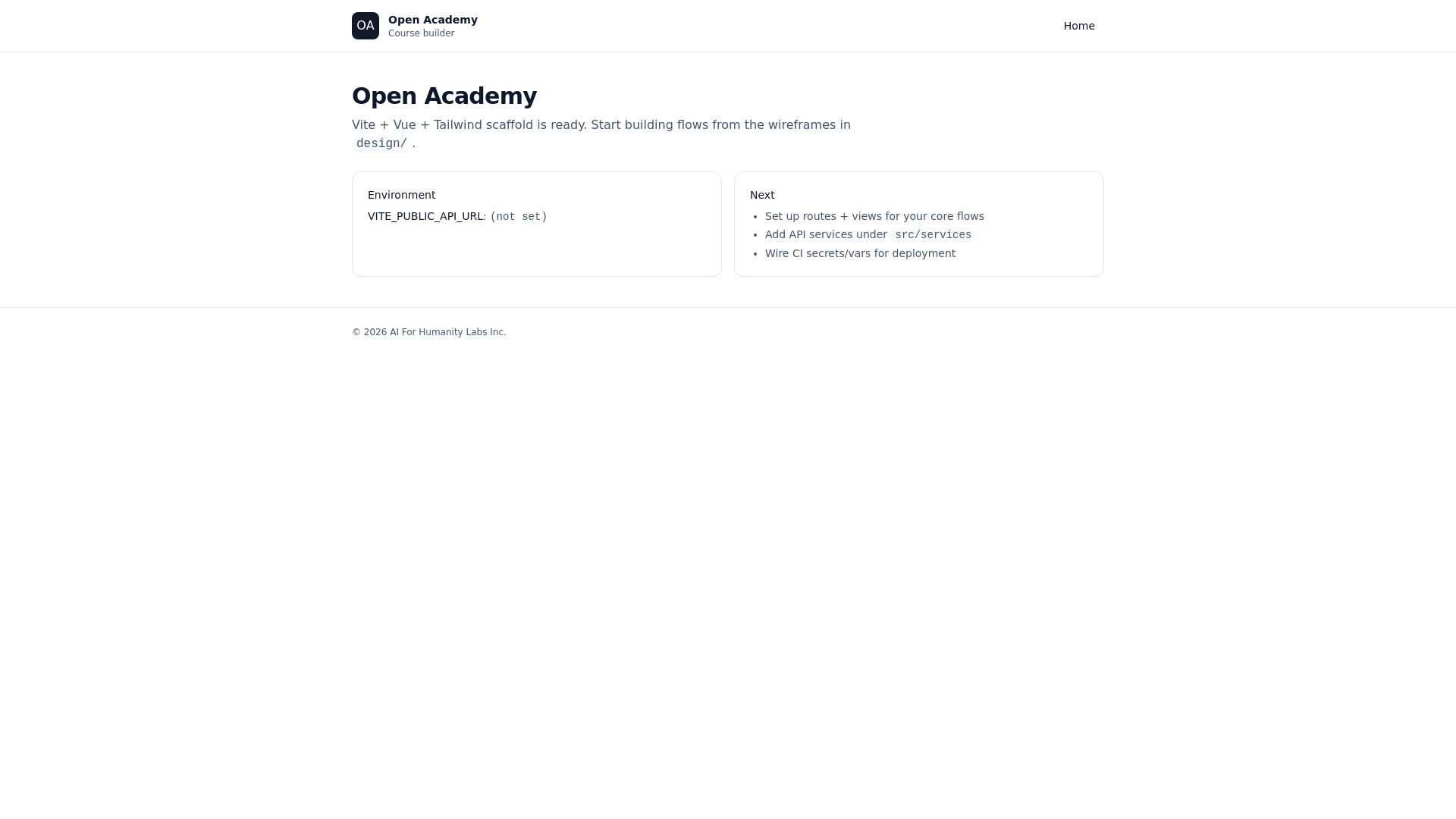 website screenshot of https://open-academy.pages.dev/