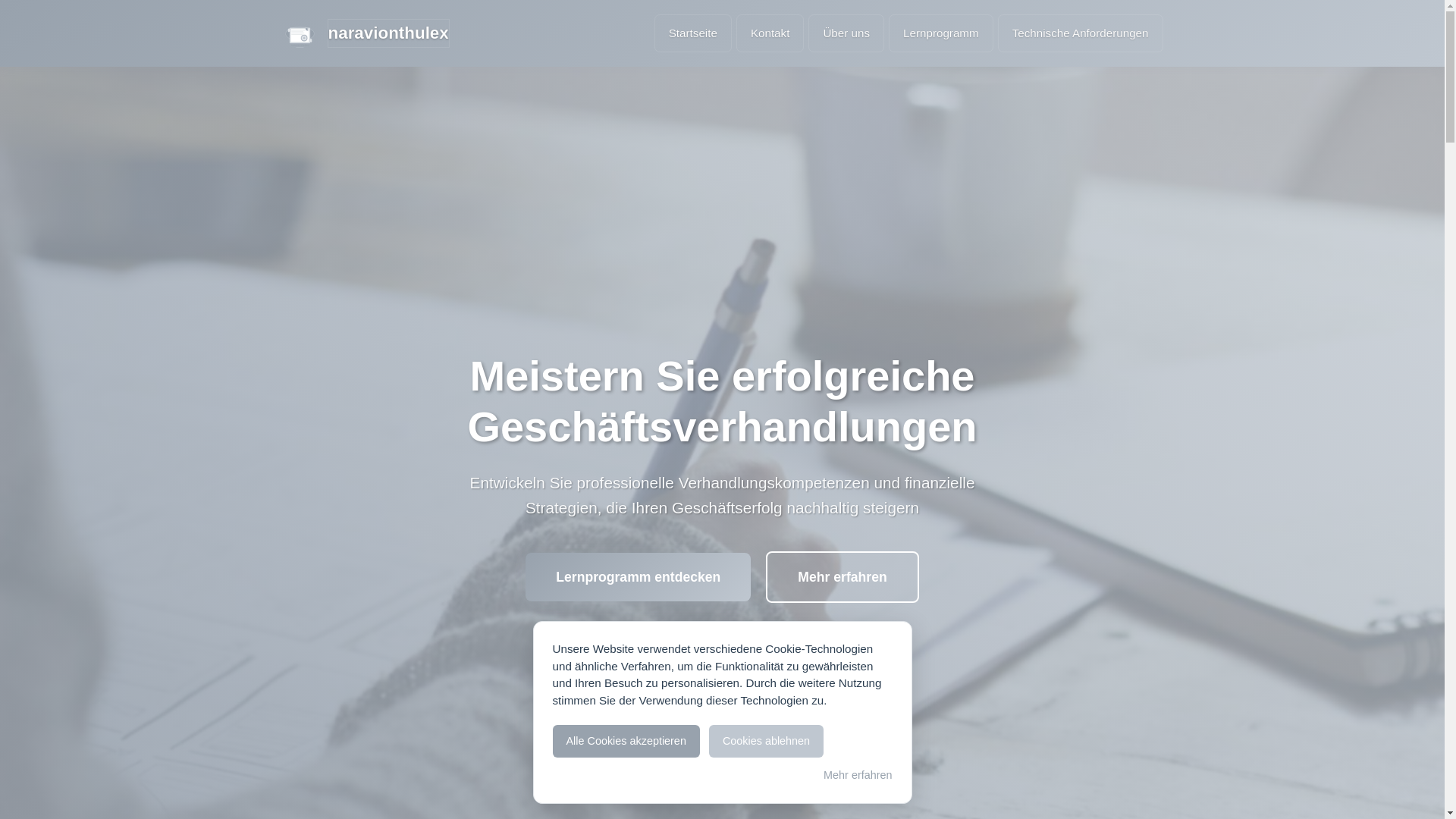 website screenshot of https://naravionthulex.com/