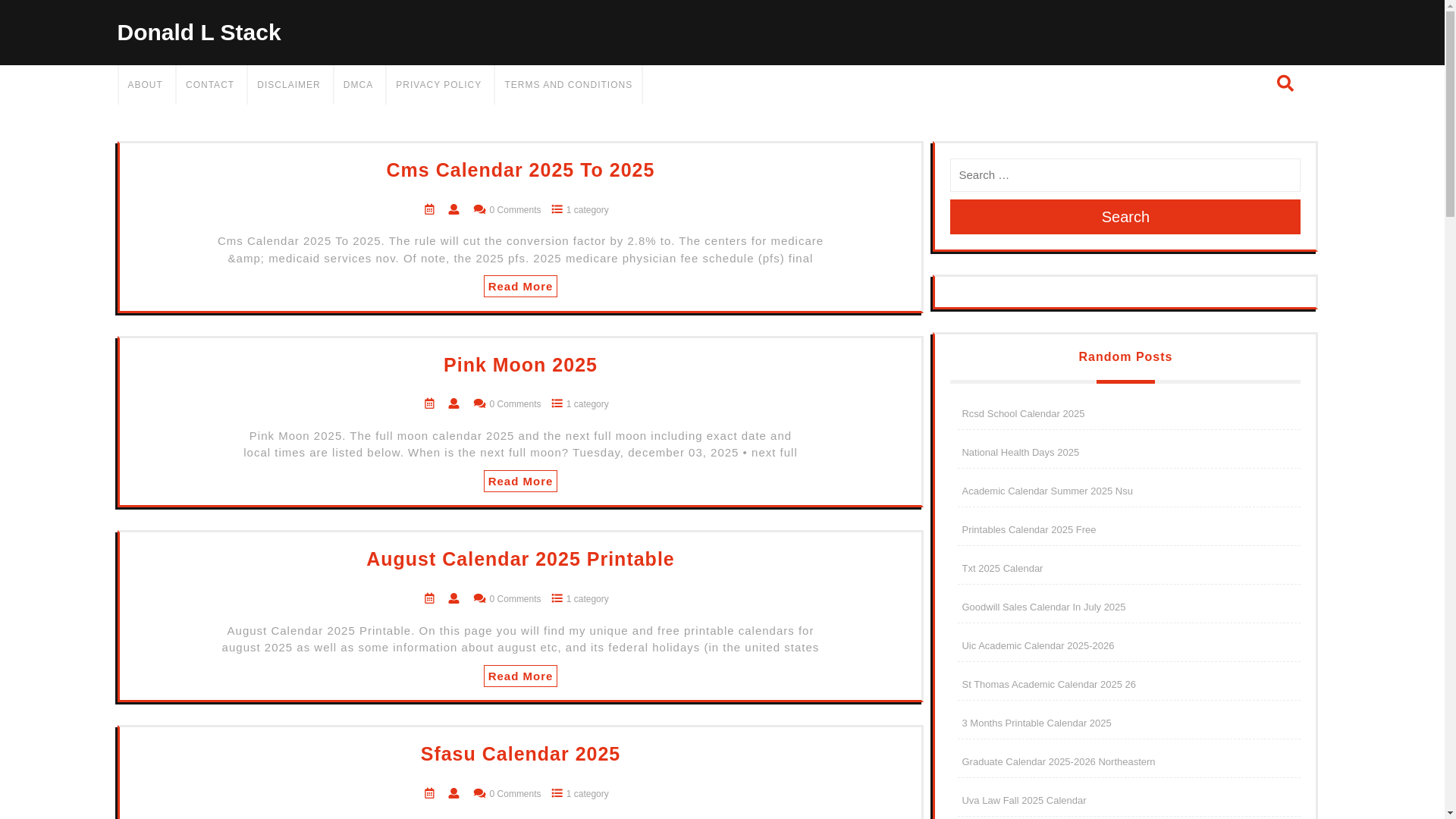 website screenshot of https://donaldlstackt.pages.dev/