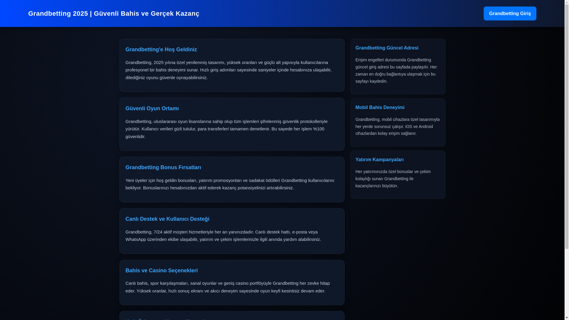 website screenshot of https://grandbettingtradres.vip/