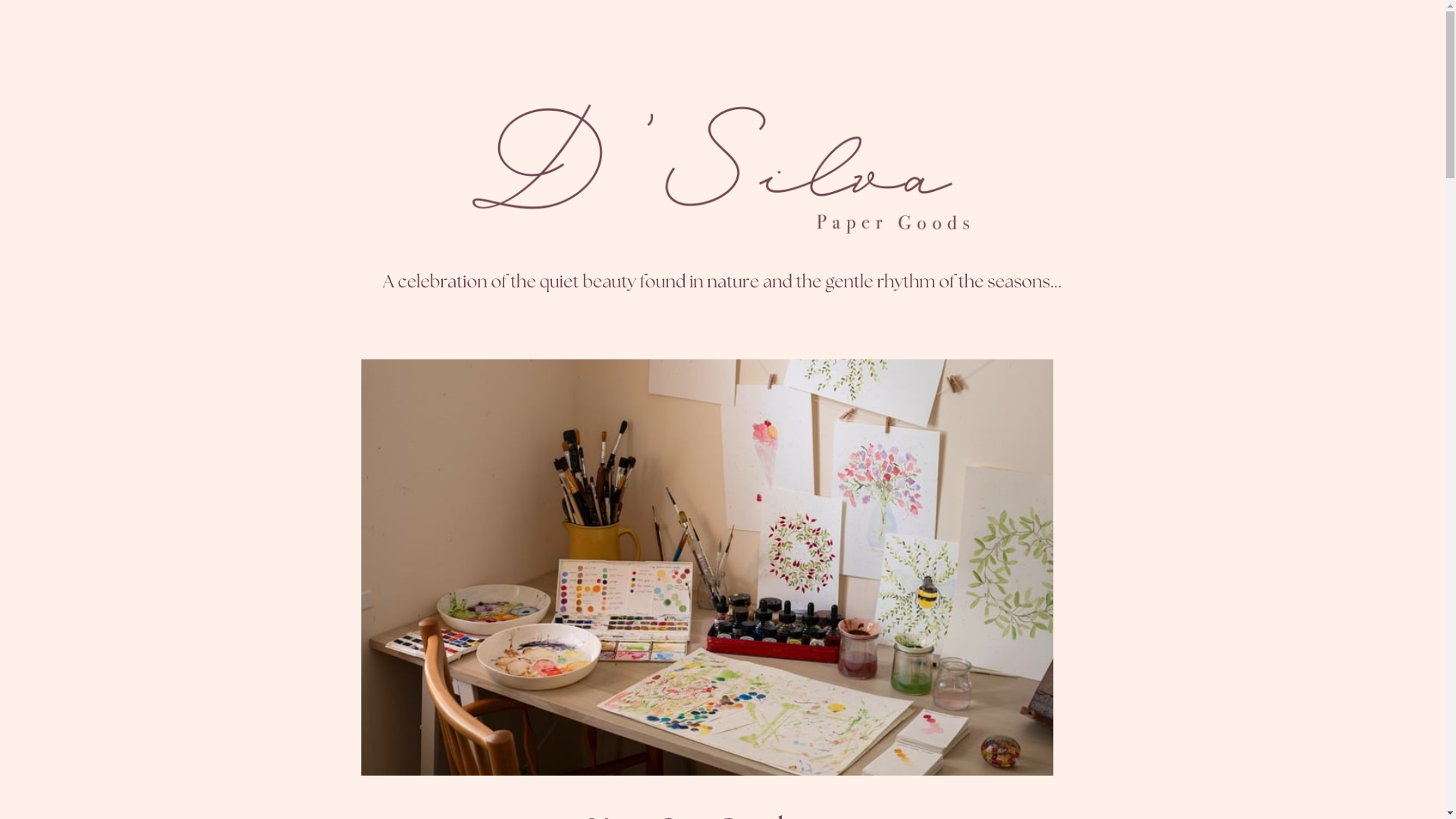 website screenshot of https://dsilvapapergoods.com/
