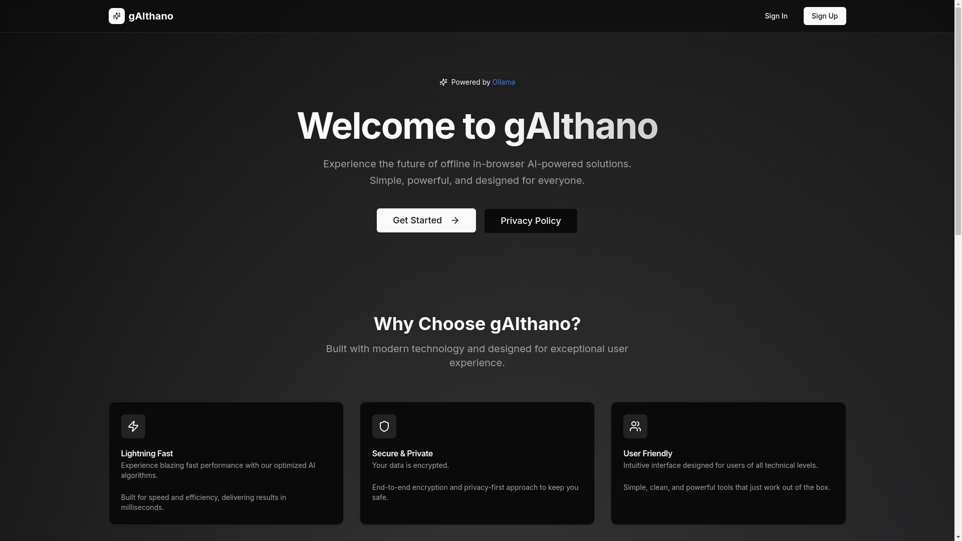 website screenshot of https://gaithano-2xr.pages.dev/