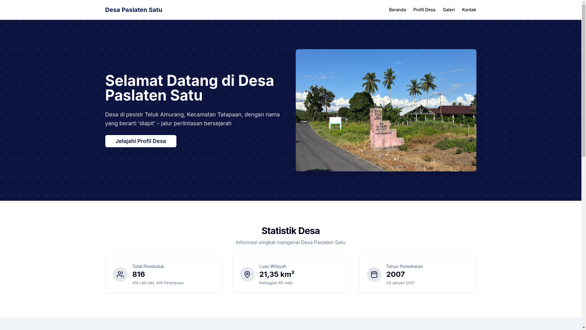 website screenshot of https://desapaslatensatu.site/