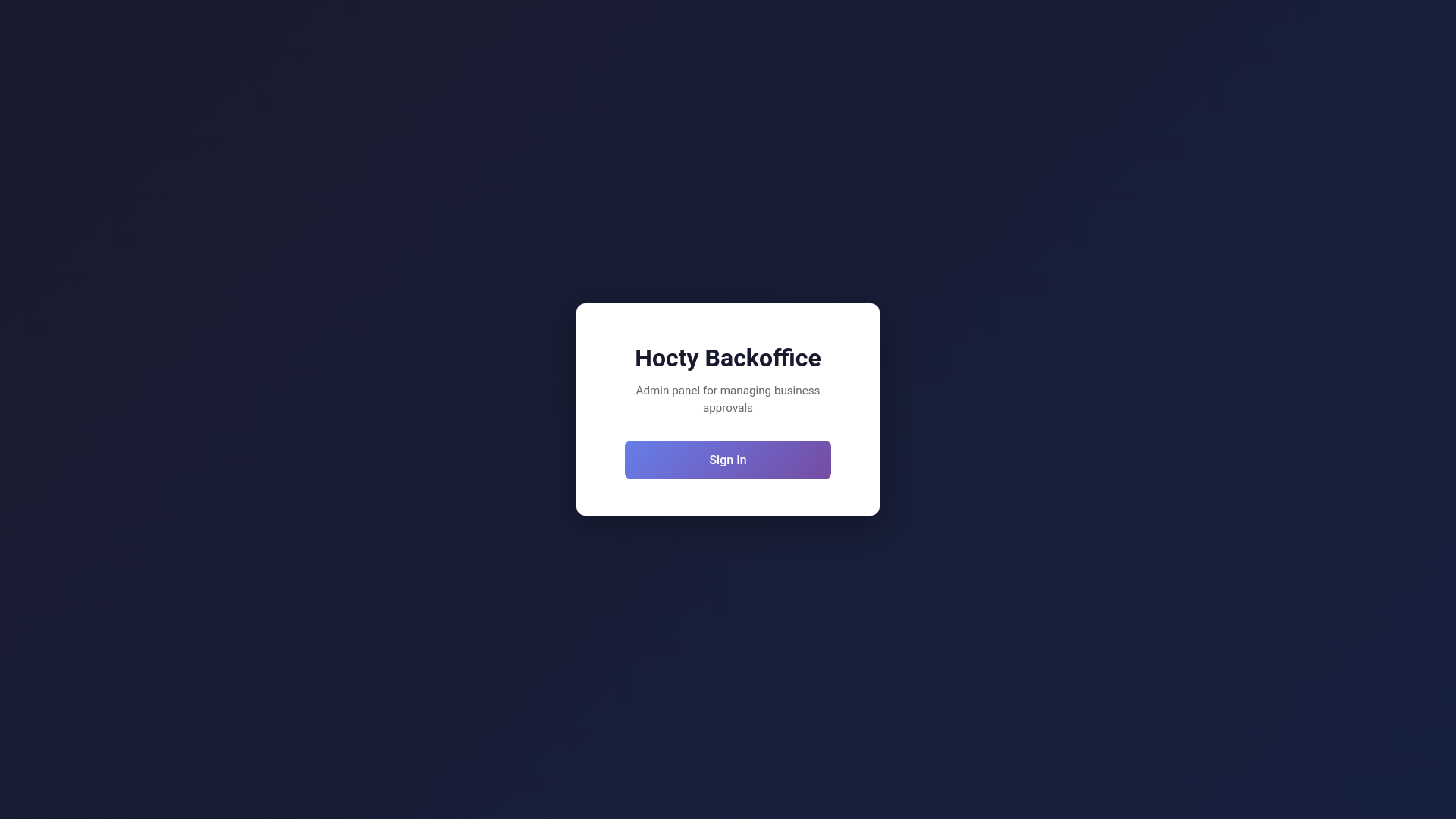 website screenshot of https://hocty-backoffice.pages.dev/