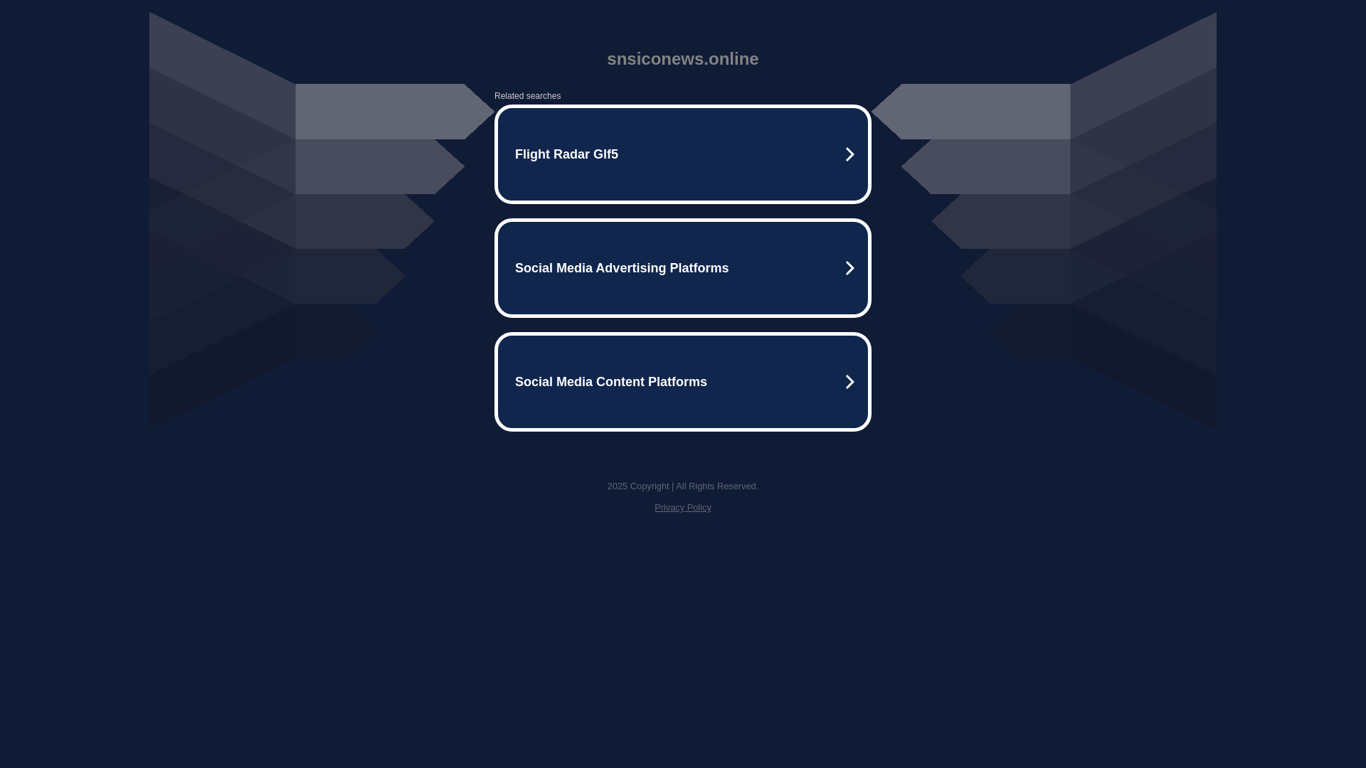website screenshot of https://snsiconews.online/