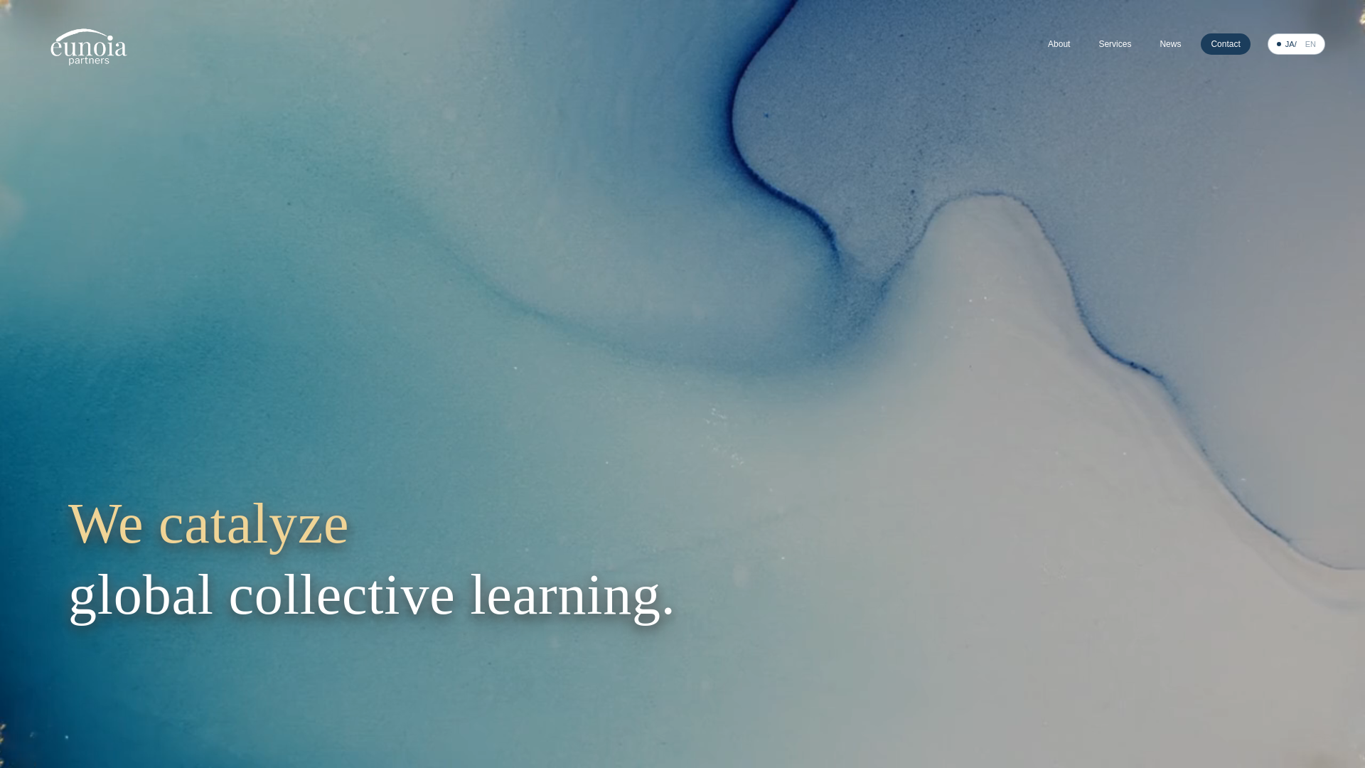 website screenshot of https://eunoiapartners.co.jp/