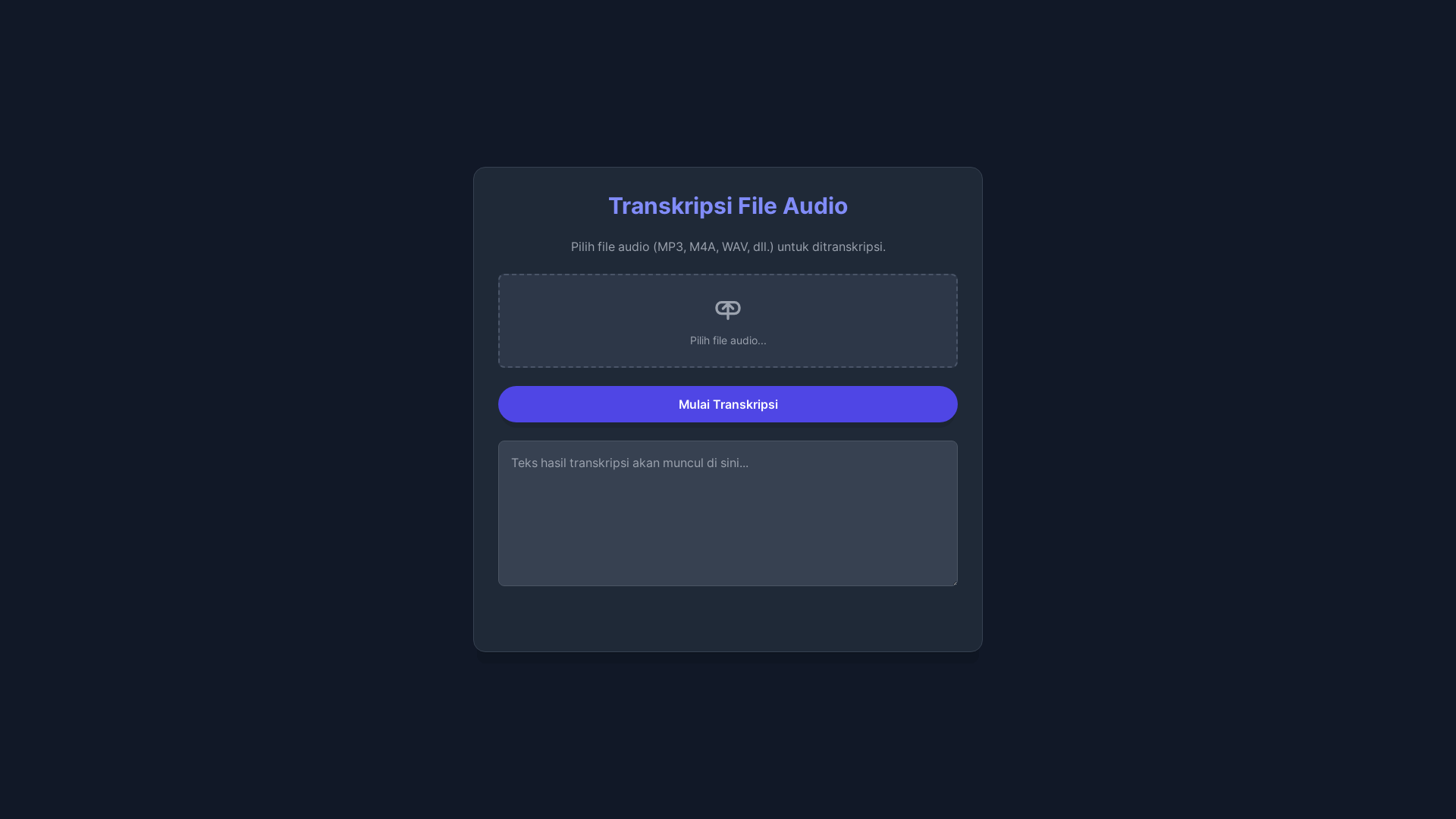 website screenshot of https://transcriptapp.pages.dev/