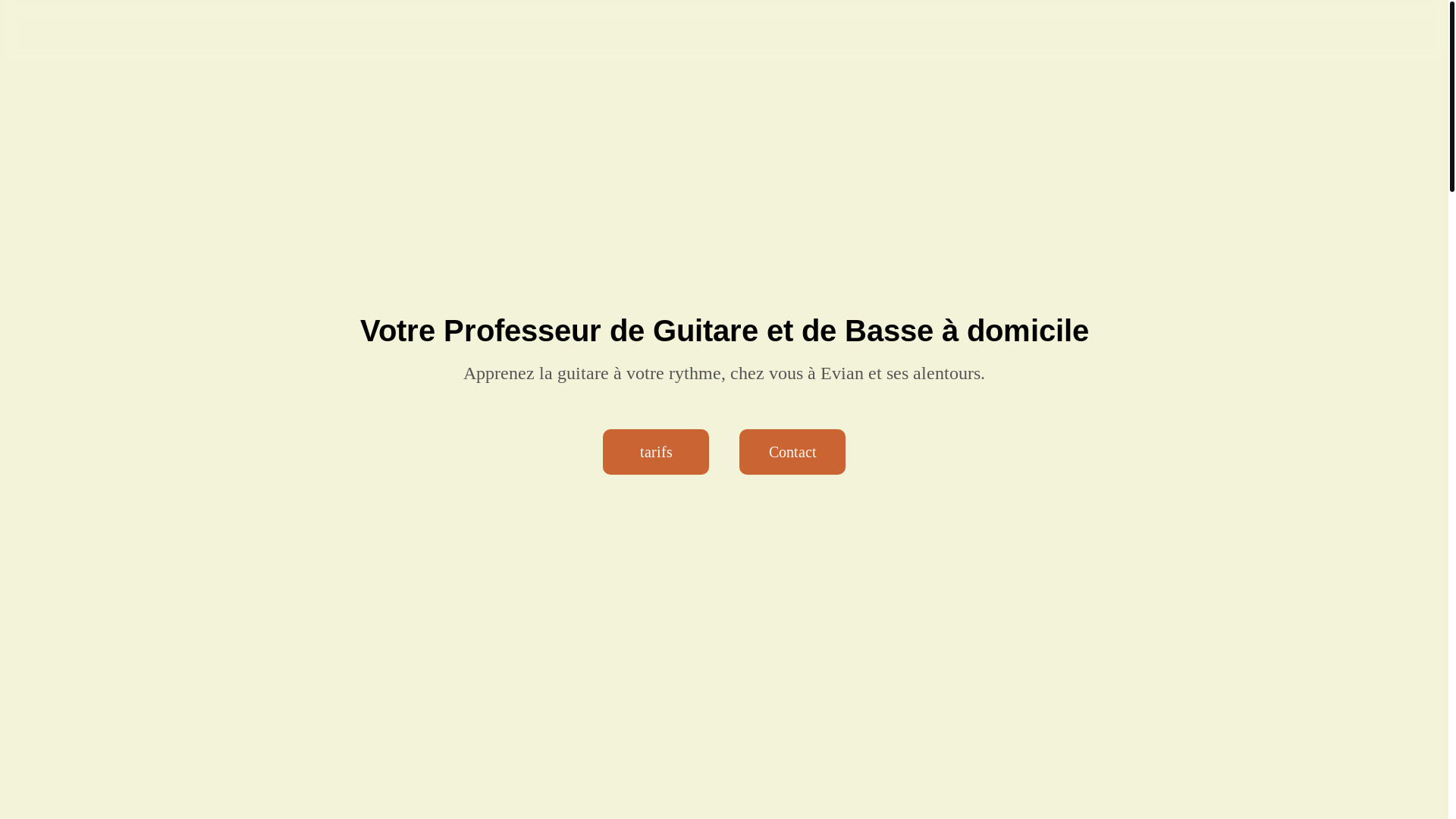 website screenshot of https://guitare-evian.fr/