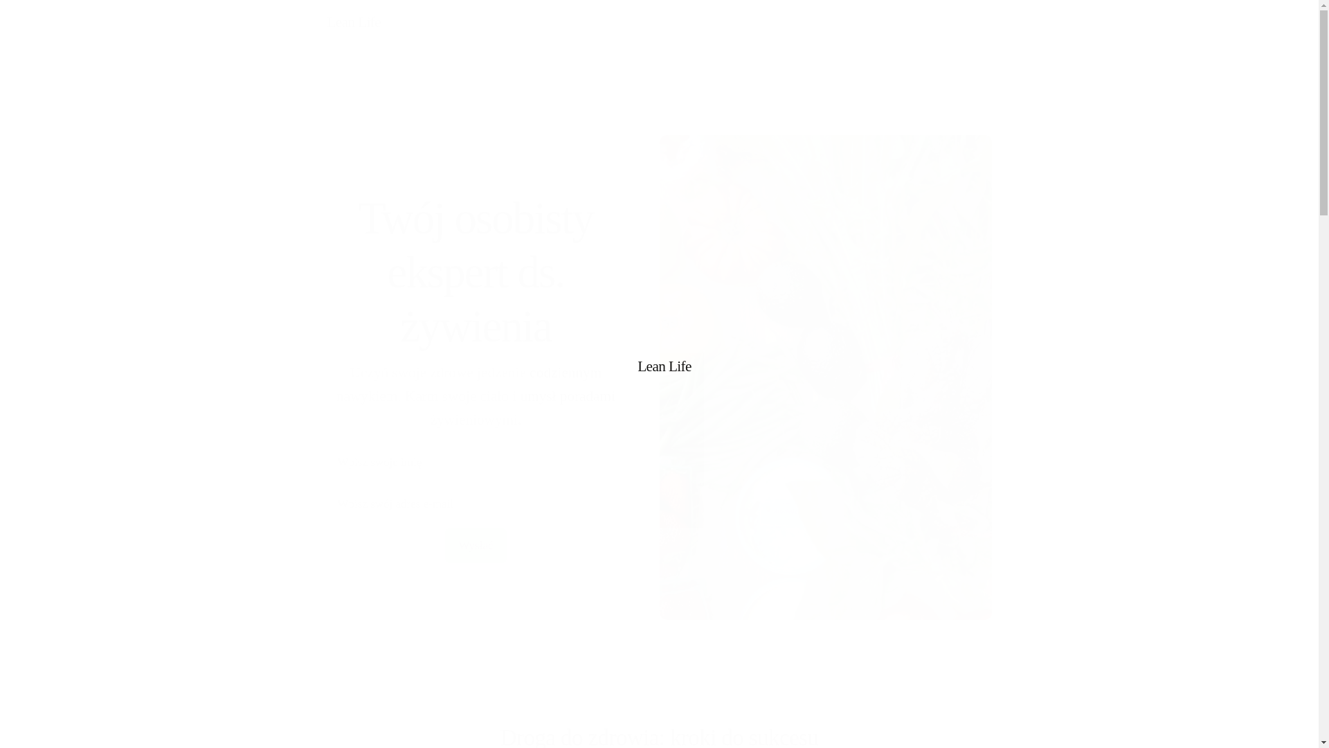 website screenshot of https://leanlifeme.com/