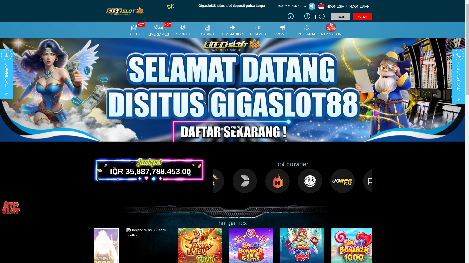 website screenshot of https://patenjerukgg88.com/