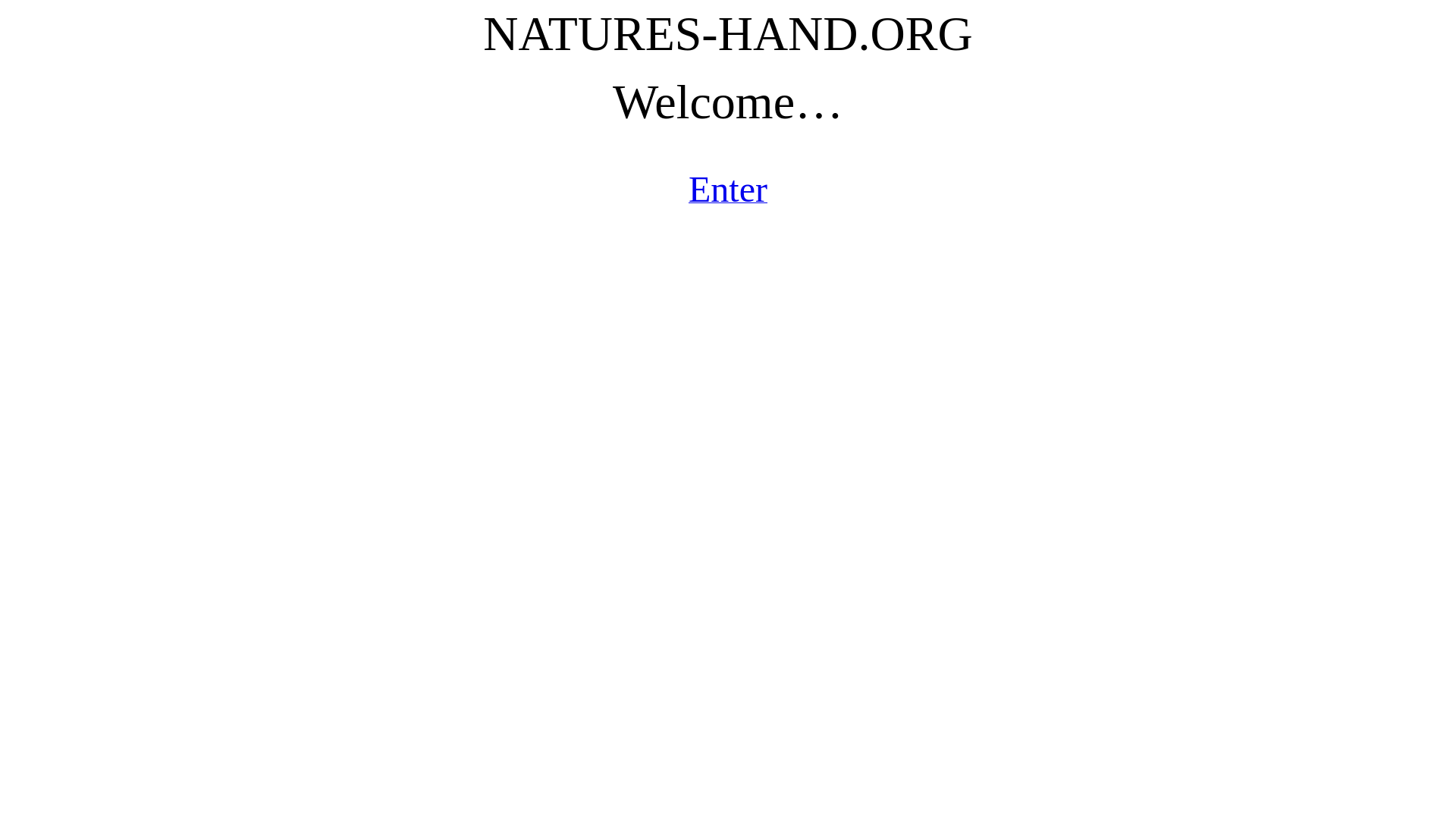 website screenshot of https://natureshandweb.pages.dev/