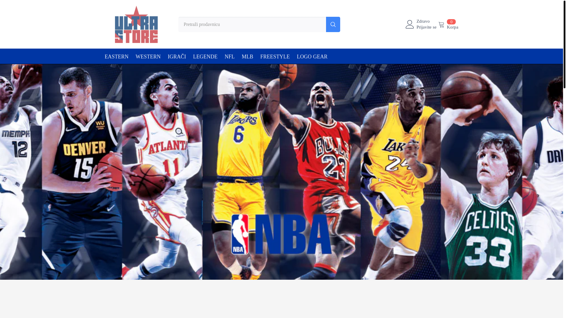 website screenshot of https://ultrastore.rs/