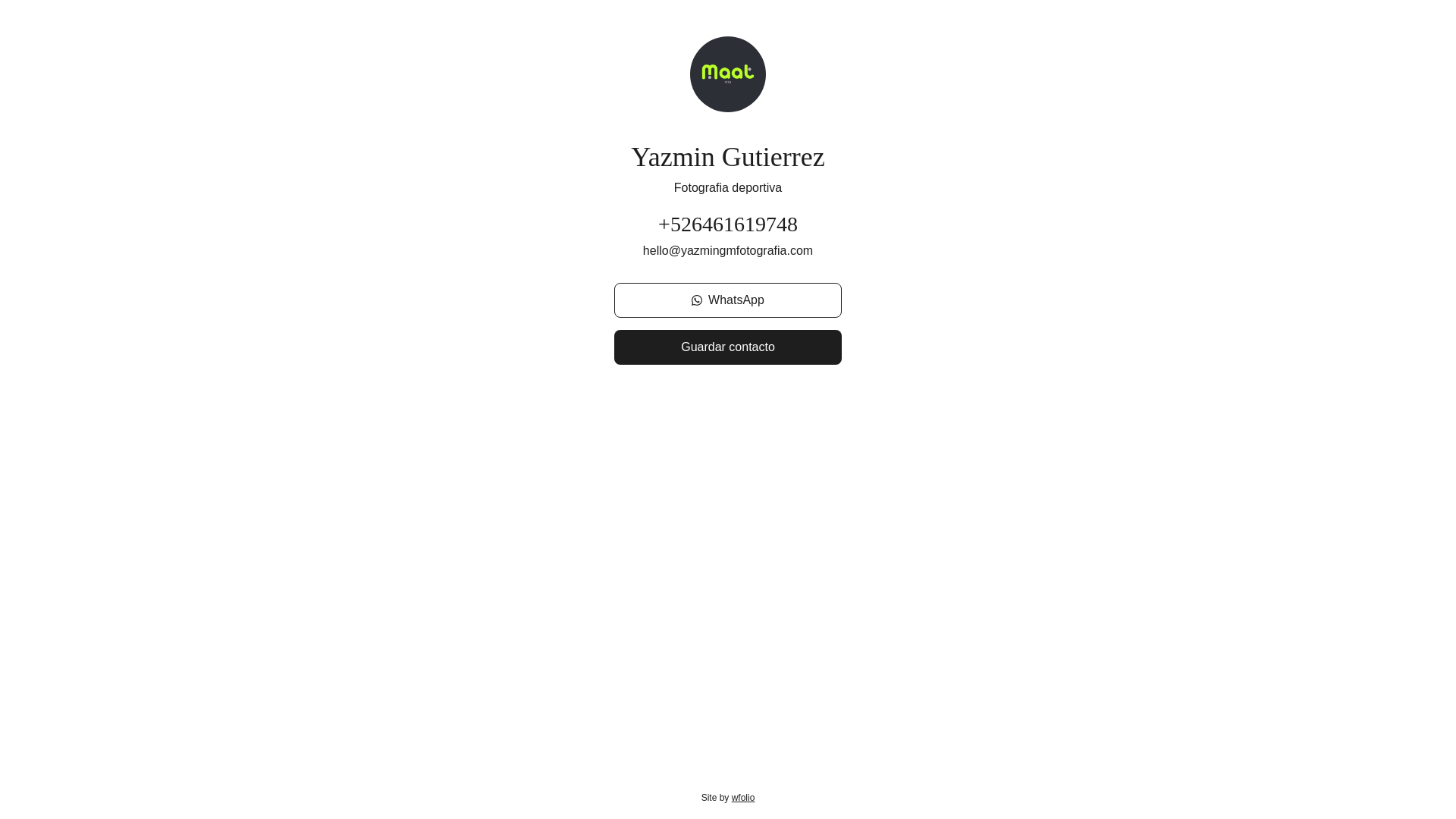 website screenshot of https://yazmingm.com/