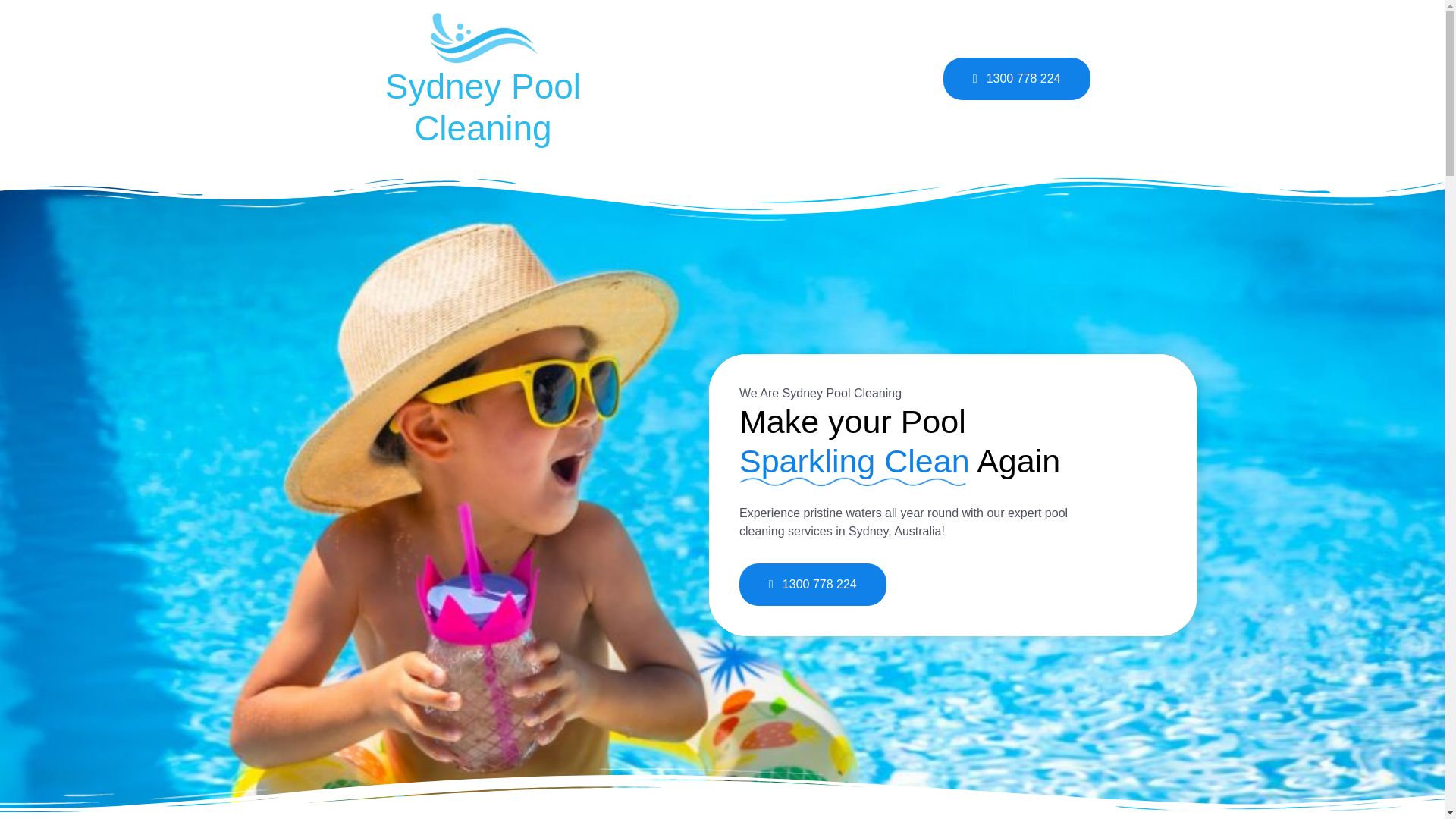 website screenshot of https://sydneypoolcleaning.au/