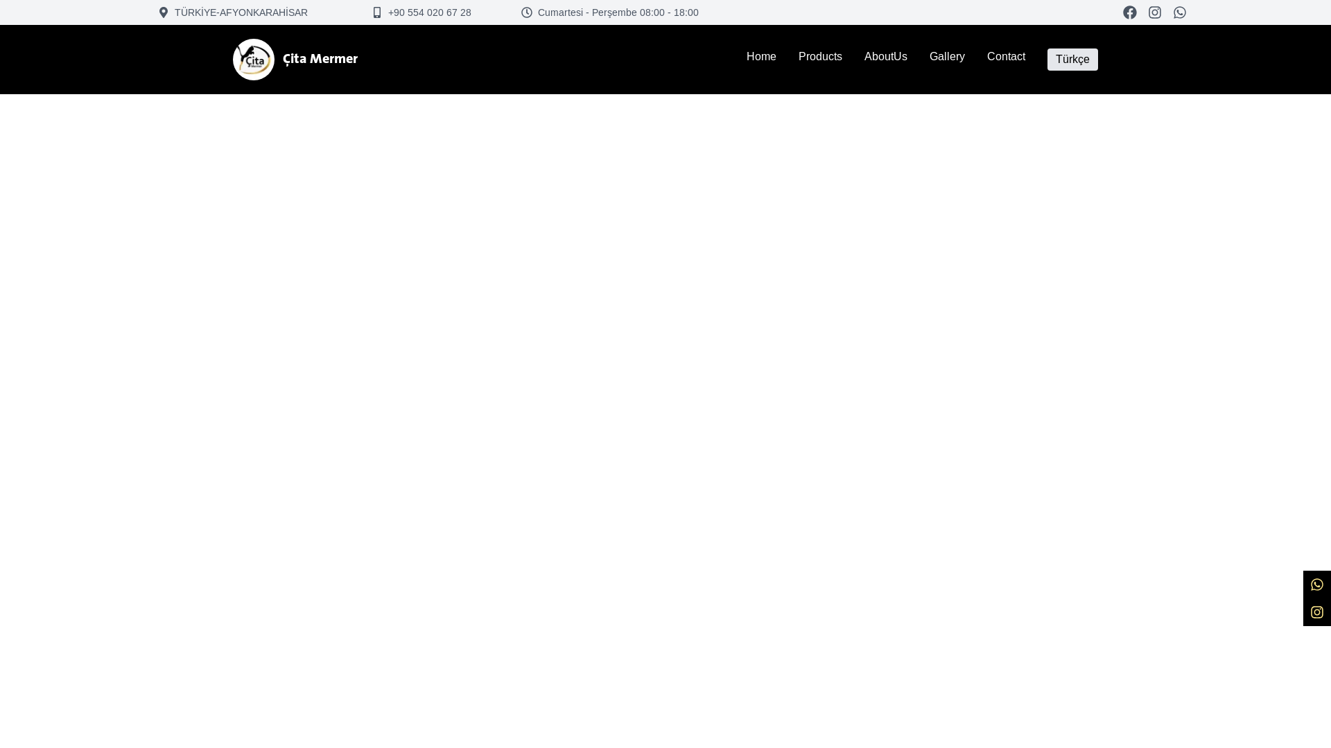 website screenshot of https://citamermer.com/