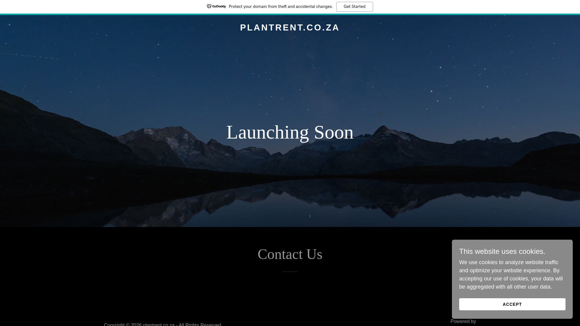 website screenshot of https://plantrent.co.za/