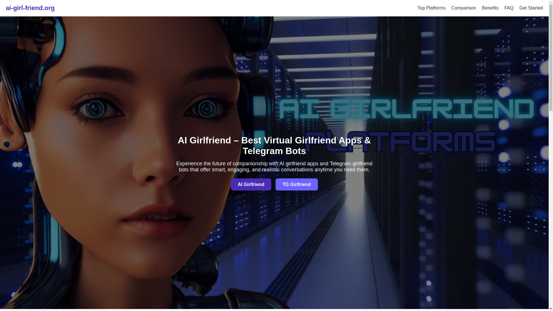 website screenshot of https://yourtelegramgirlfriend.life/