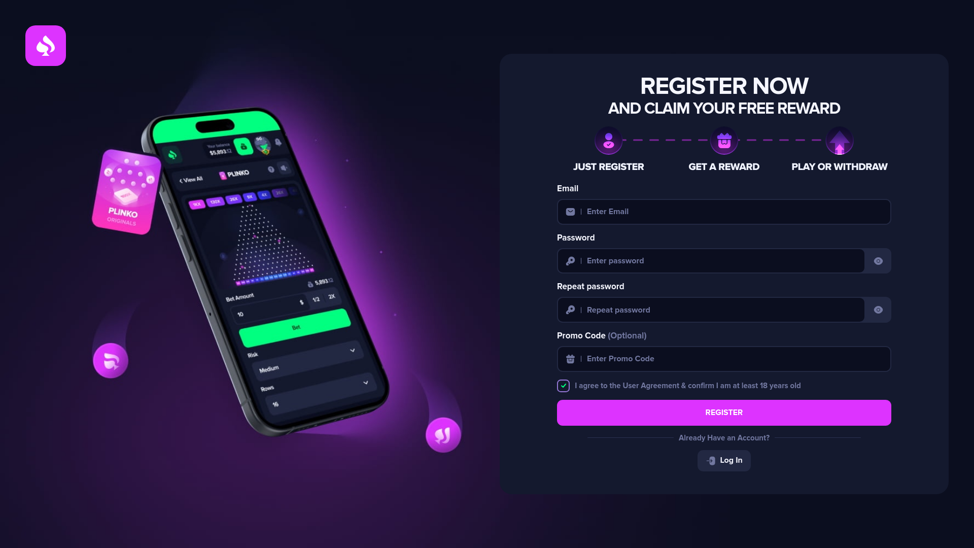 website screenshot of https://givcas.com