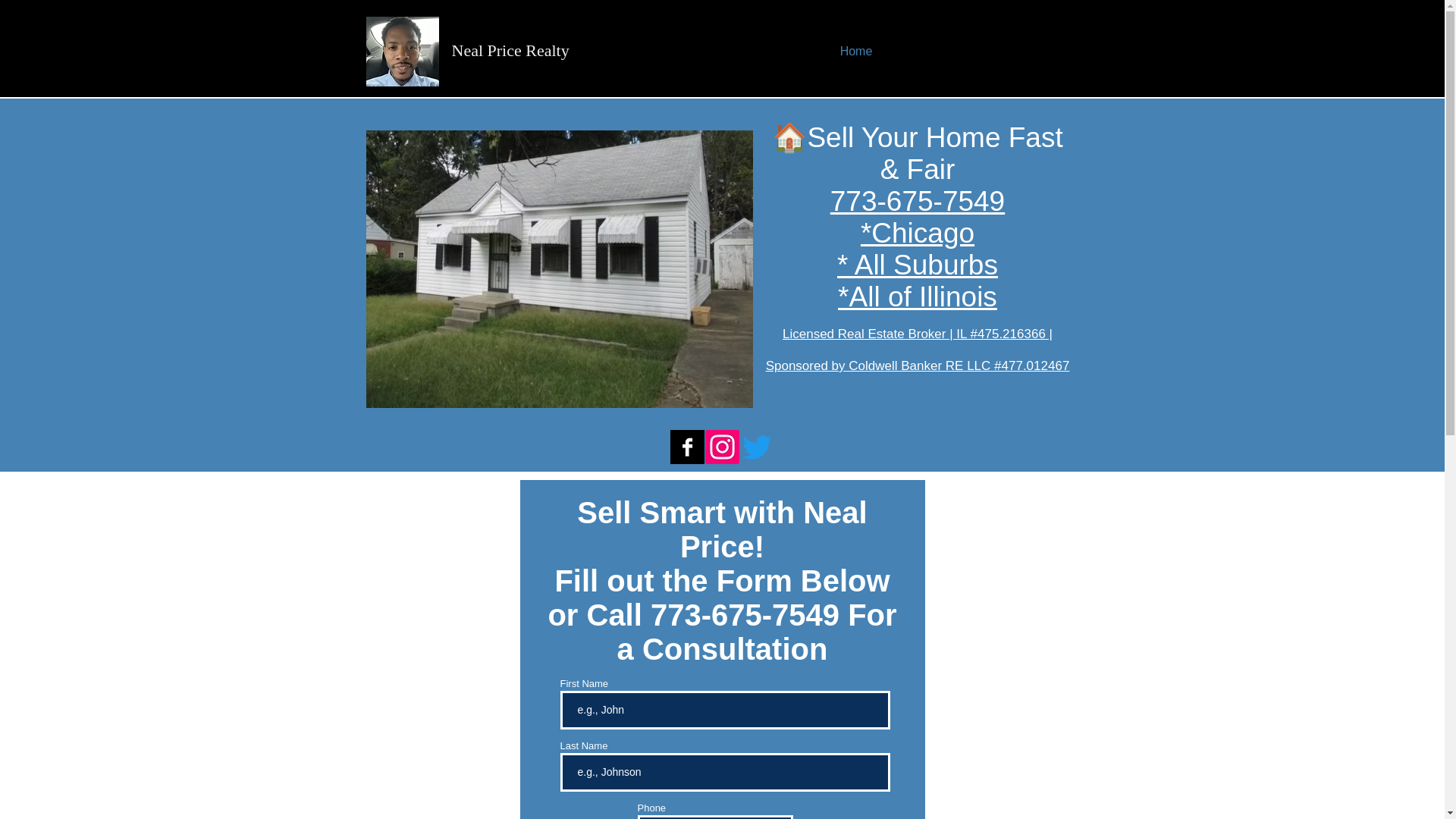 website screenshot of https://nealpricerealty.com/