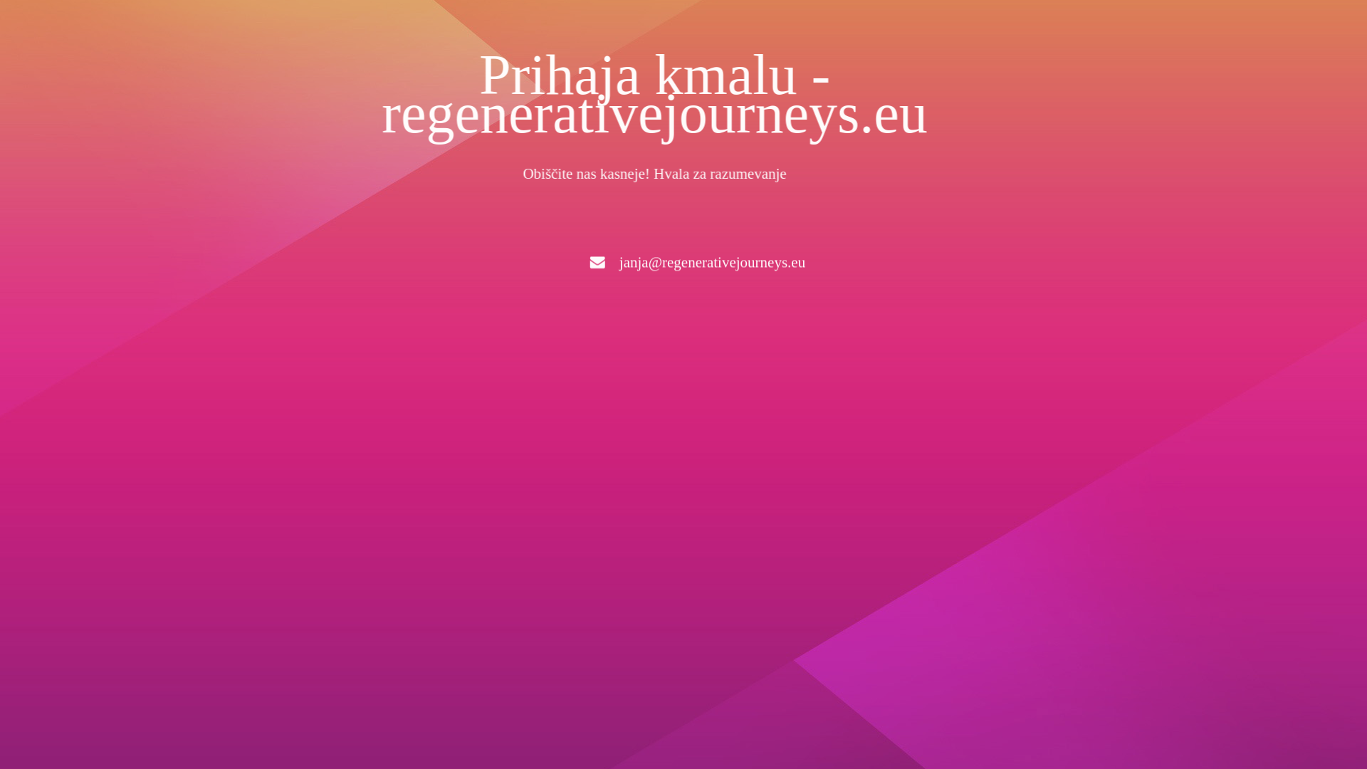 website screenshot of https://regenerative-journeys.si/