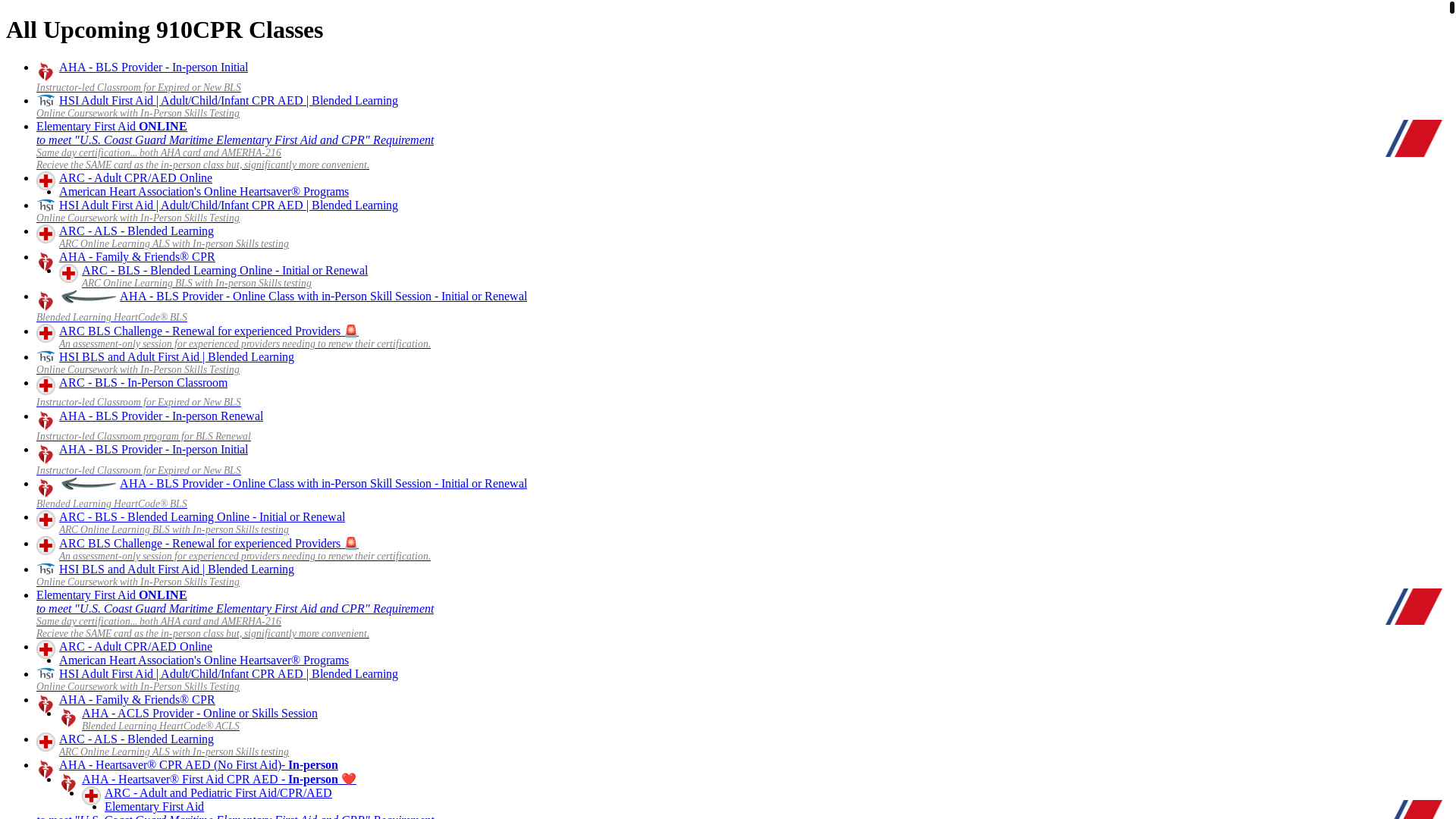 website screenshot of https://910cpr-class-landers.pages.dev/
