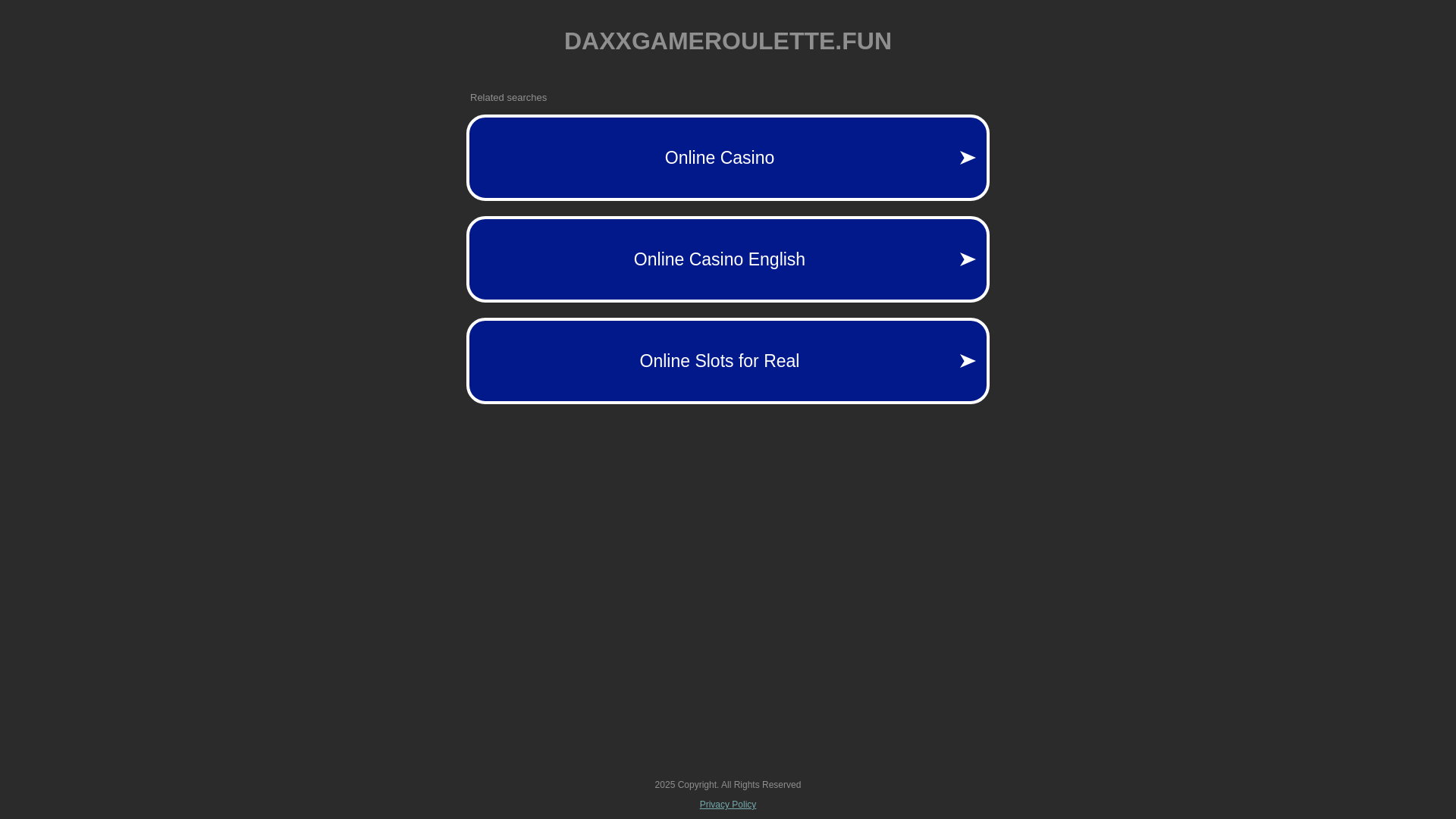 website screenshot of https://daxxgameroulette.fun/
