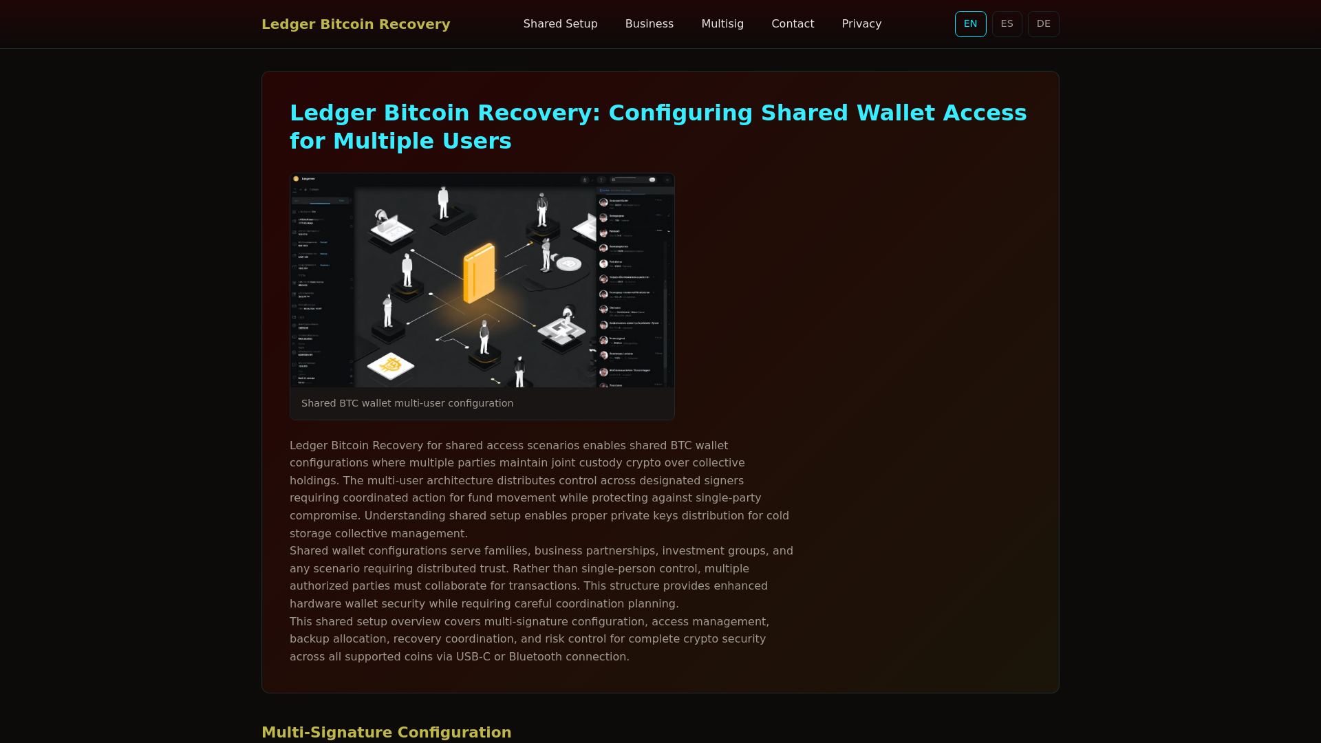 website screenshot of https://ledger-bitcoin-recovery-wallet.com/